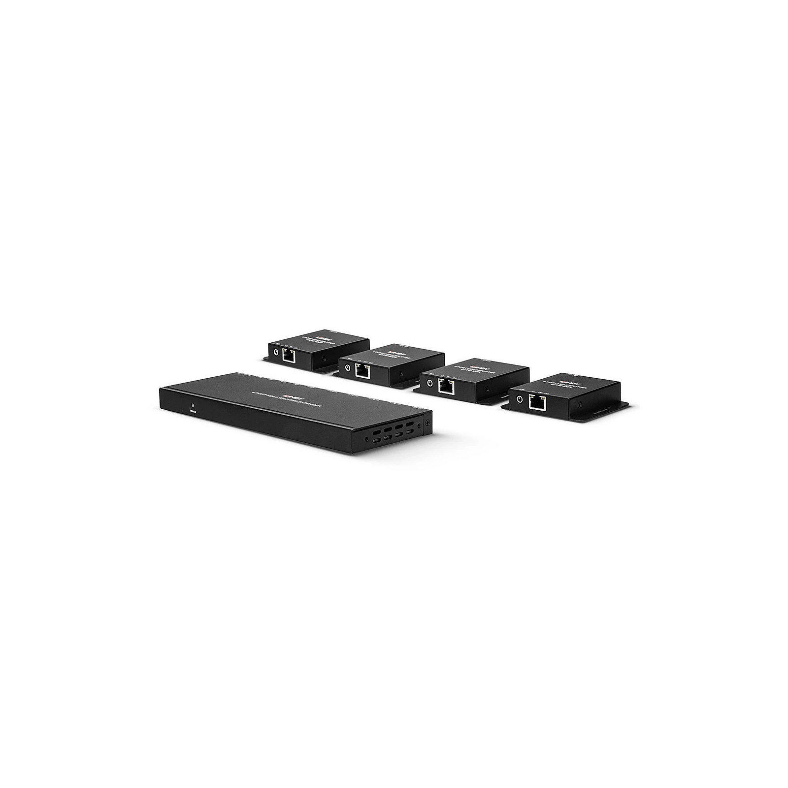 Extender + splitter semnal HDMI 70m, 4K@30Hz, Loop Out, Lindy, 38155