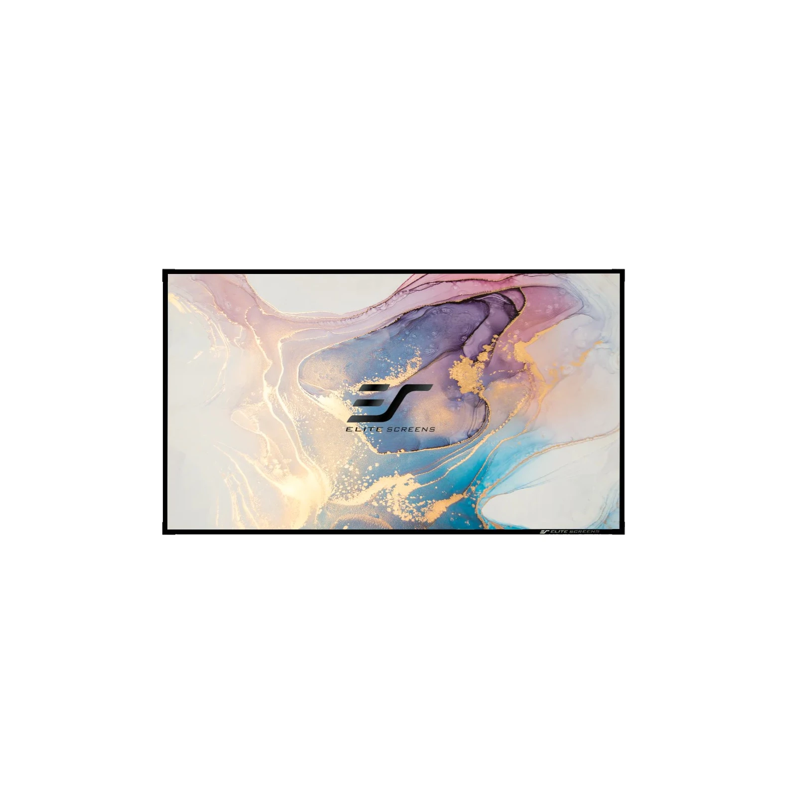 Ecran de proiectie cu rama fixa de perete, 266 x 149 cm, Full Grey, ptr ALR LONG THROW  Elitescreens DWF120DHD3