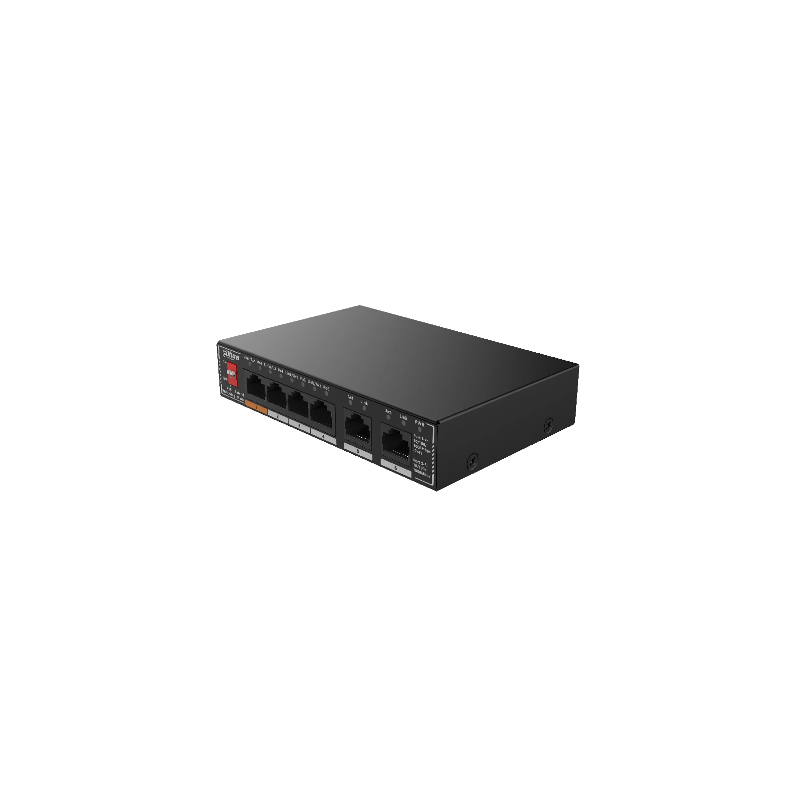 DHA SWT UNMANAGED 6 PORTS 4POE SG1006P