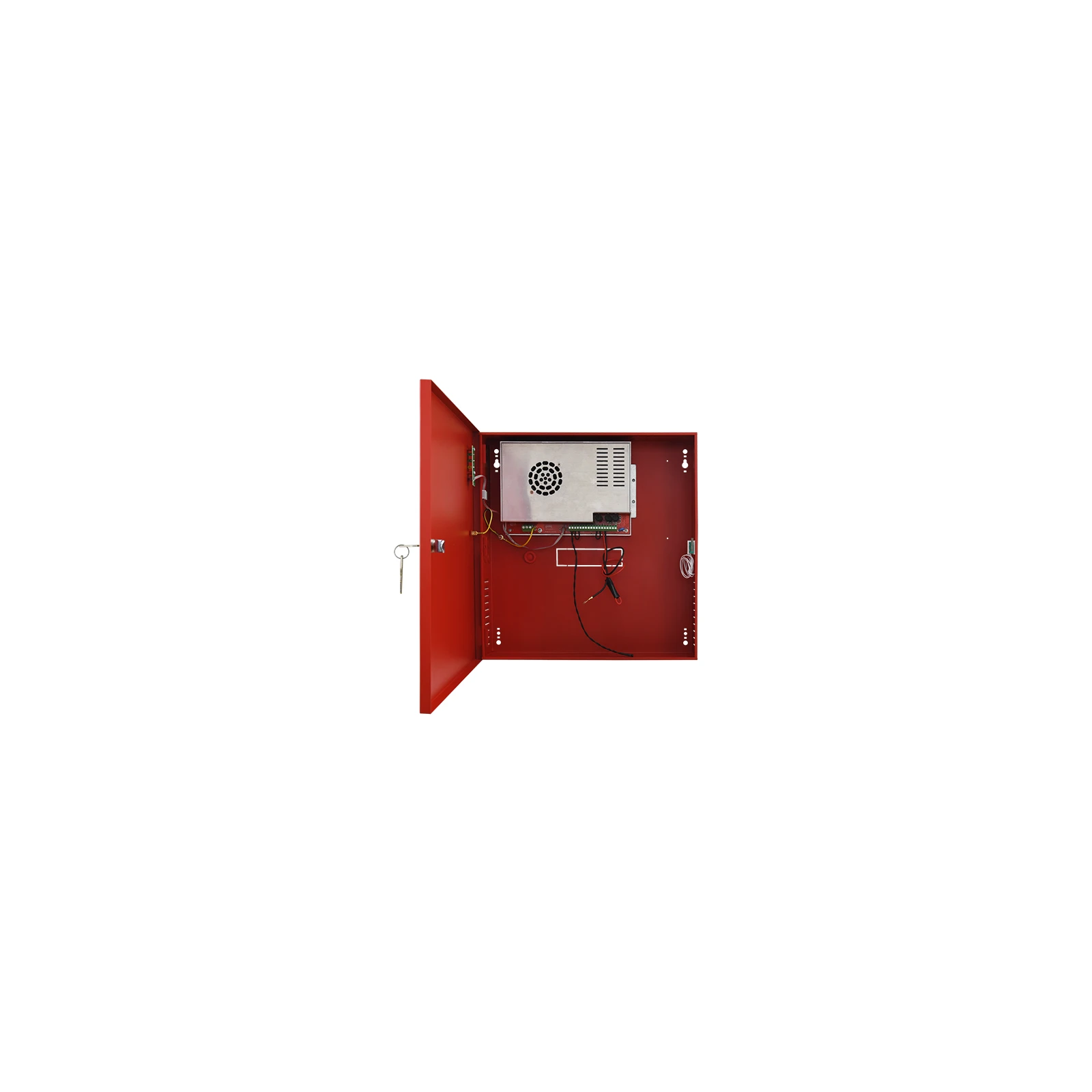Sursa de alimentare EN 54-4, 27.6V/9.2A, cutie metalica cu loc acumulatori 2x17Ah/12V - PULSAR EN54C-10A17