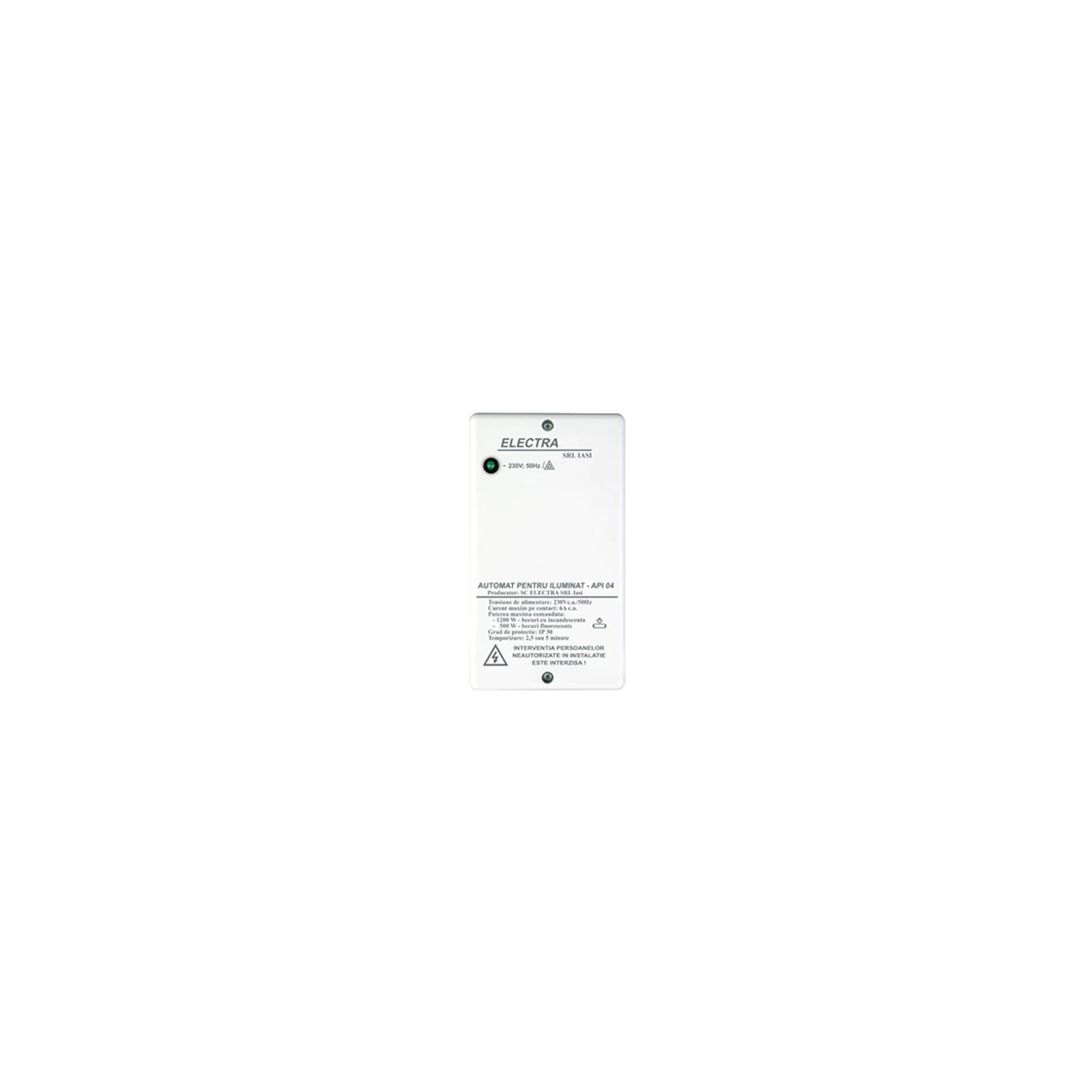 Automat pentru iluminat holurile sau scarile de bloc - ELECTRA API.11A