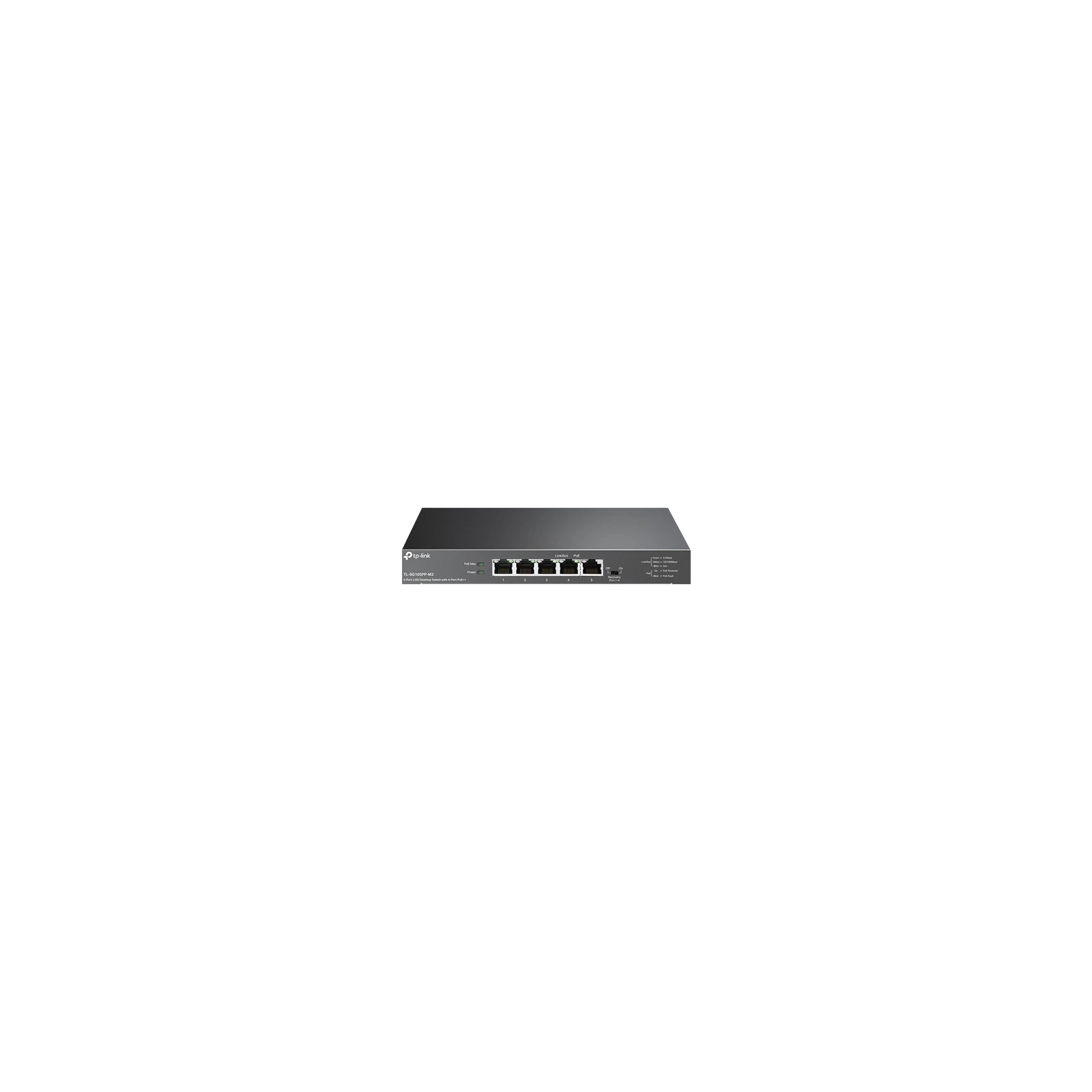 Switch 4 x RJ45 2.5G PoE, 1 x RJ45 2.5G, Unmanaged - TP-Link TL-SG105PP-M2