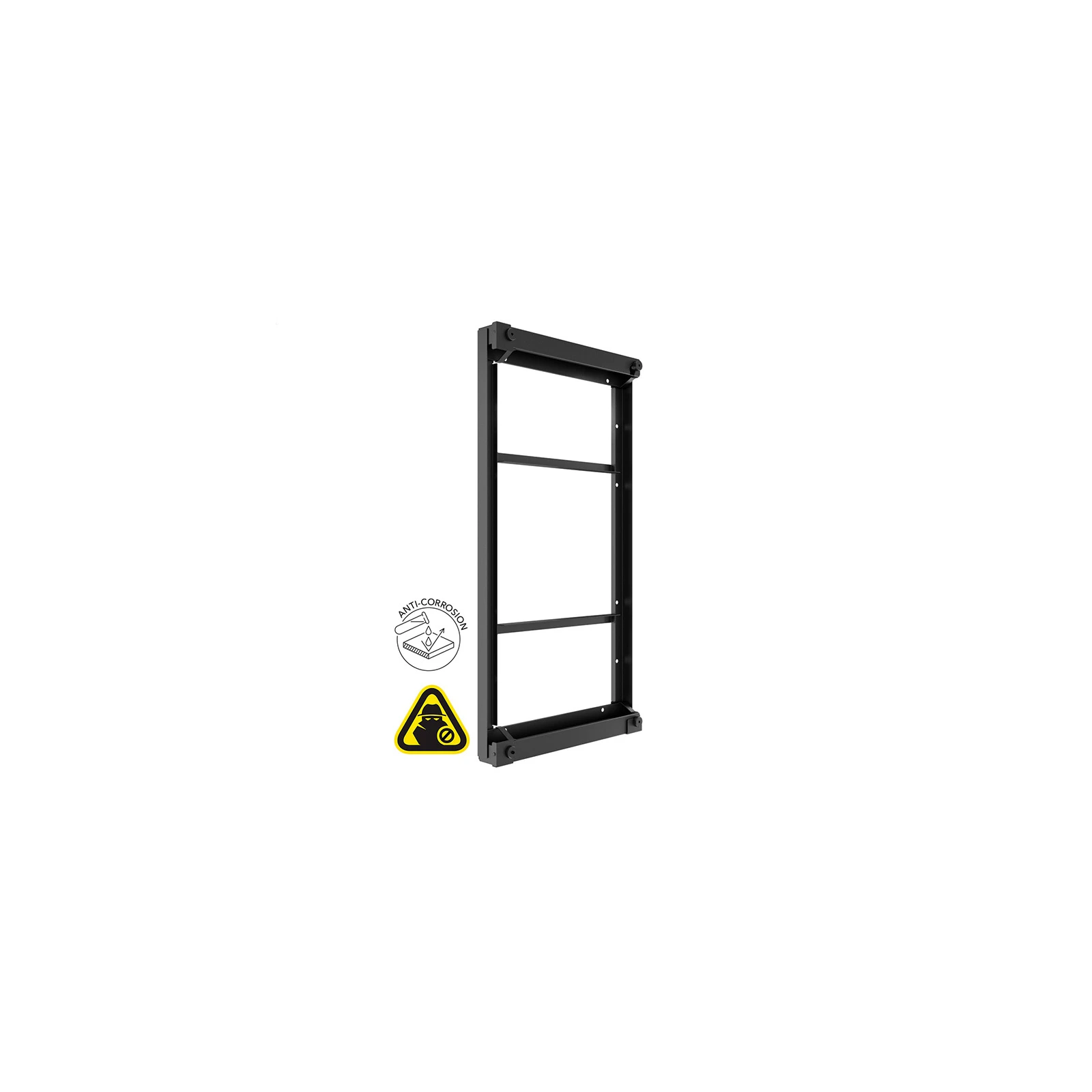 Carcasa de Exterior de perete Multibrackets MB-7845, pentru LG IP55, 55", max.75 kg, portret/peisaj, antifurt, negru