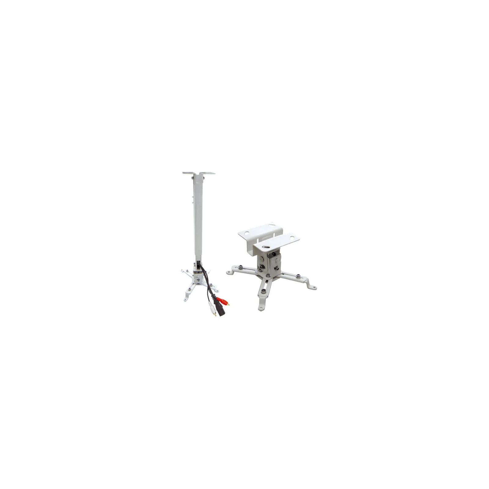Suport videoproiector tavan EATV2, alb, reglabil, 43-65 cm