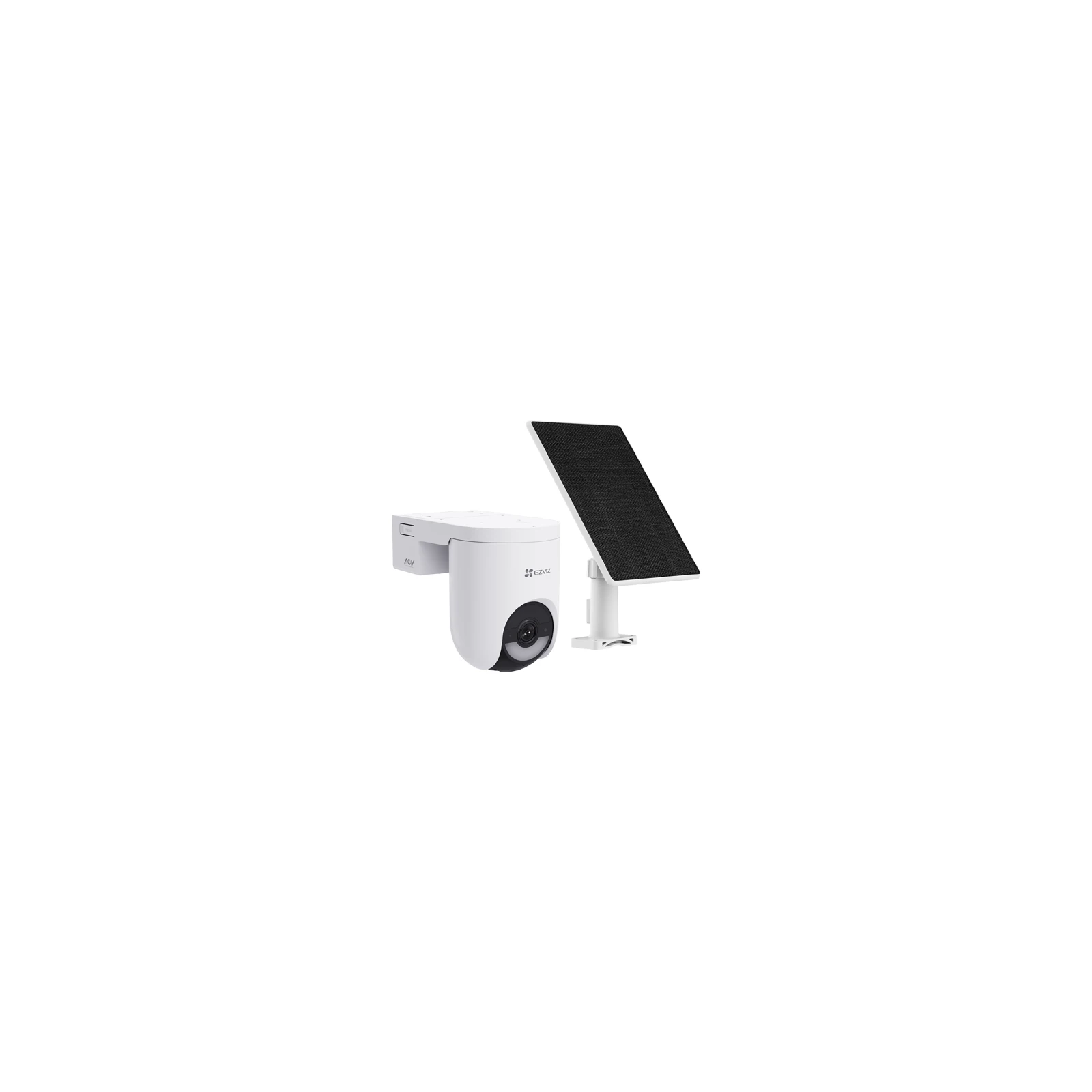 Camera IP Wi-Fi6 & 4G PT + Panou solar 5W, 2K+, baterie 5.200 mAh, Audio, IR+WL 15m, Alarma - Ezviz CS-HB8c-4G-KIT