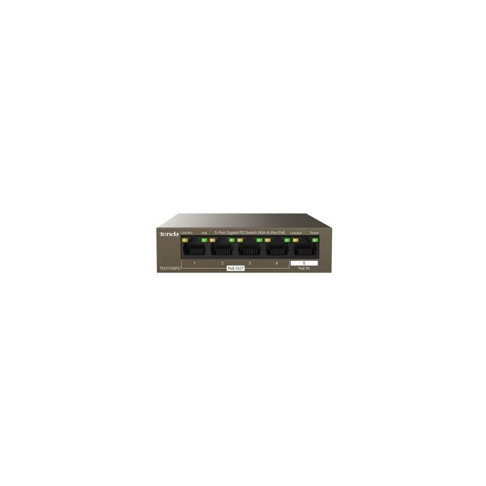 SWITCH 4 PORTURI POE OUT, 1 PORT POE IN