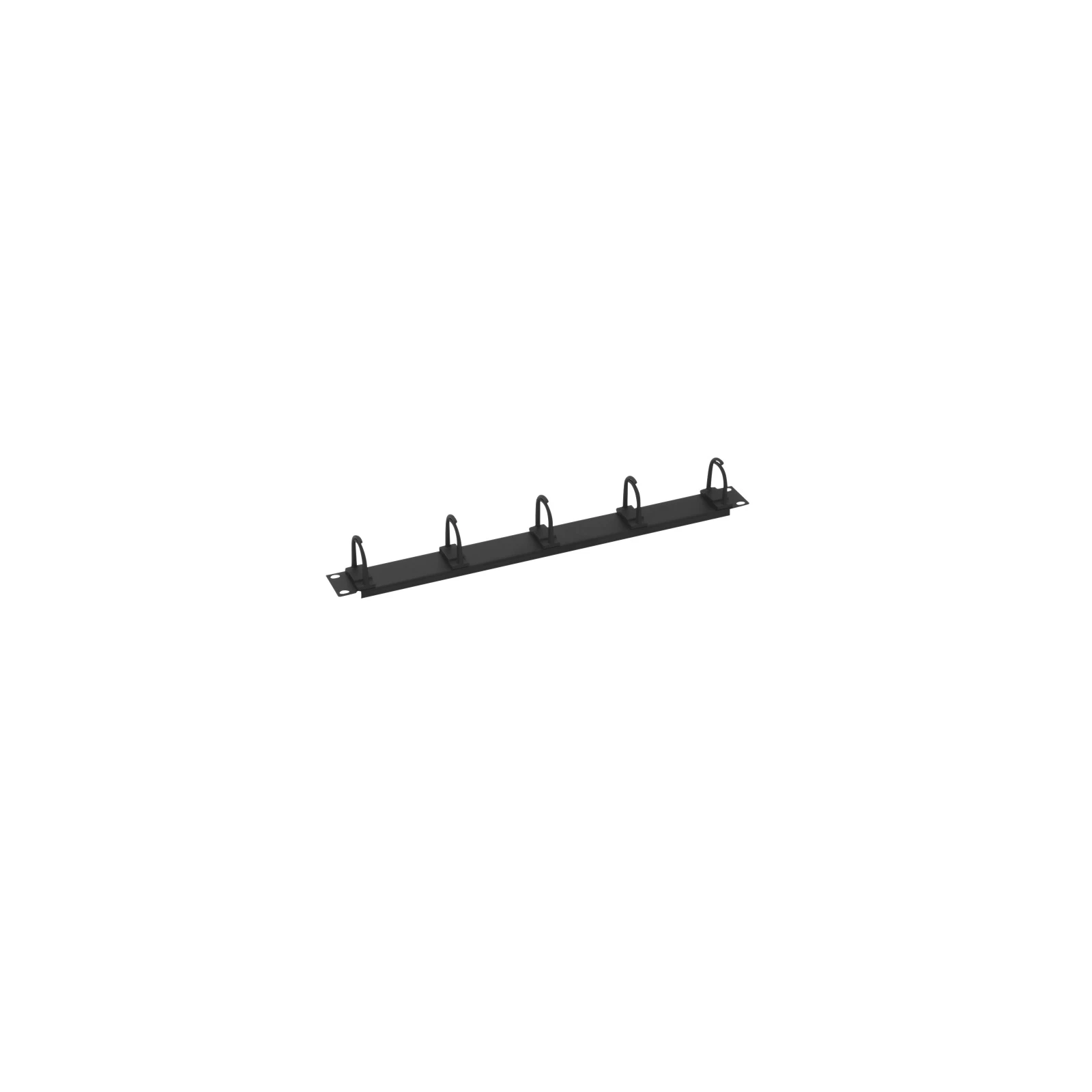 ORGANIZATOR CABLURI, 19", 1U, 5 INELE, 40X53MM