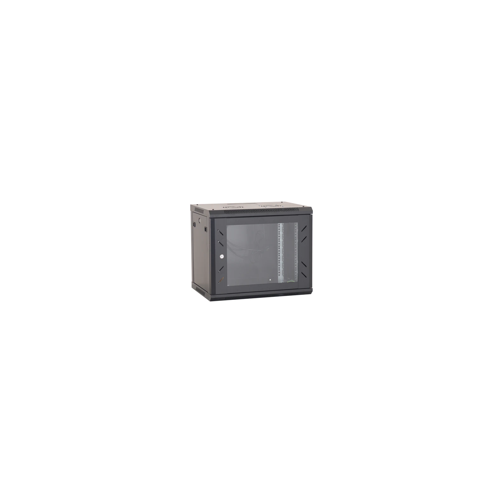 Rack perete 9U 19'' 600x450, capacitate incarcare 80 Kg, negru - ASYTECH Networking ASY-9U-6045W