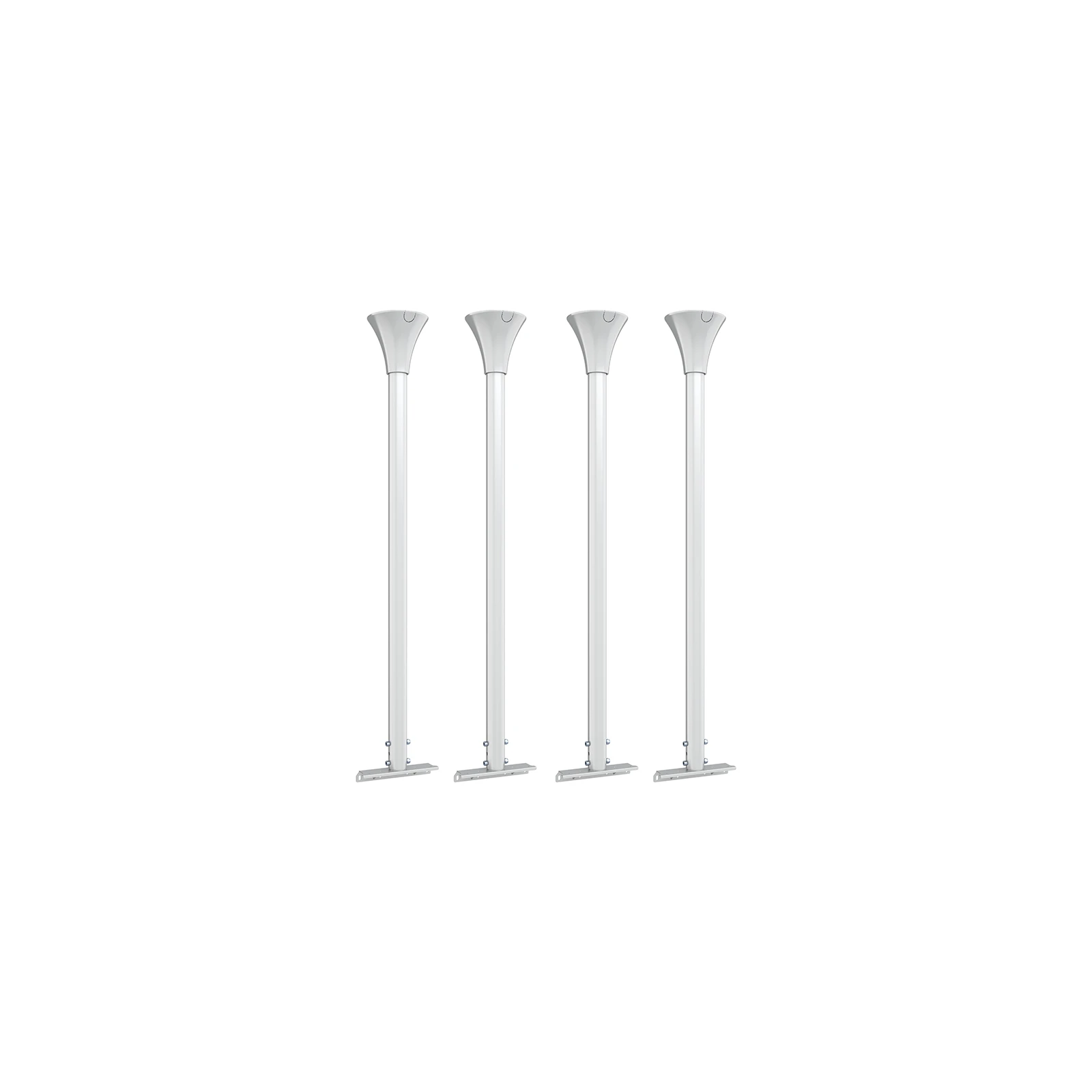 Kit de montare podea-tavan Multibrackets MB-5704, pentru carcase 75"-98”, 1 afisaj, alb