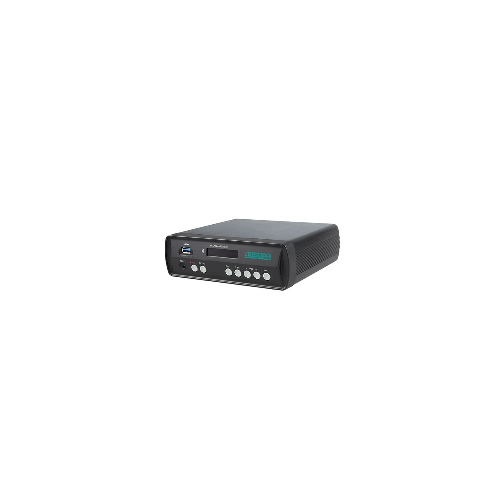 Amplificator cu mixer stereo 2x30W cu Bluetooth /USB/ SD, clasa D, intrare MIC/AUX, carcasa Aluminiu, DSPPA MINI60