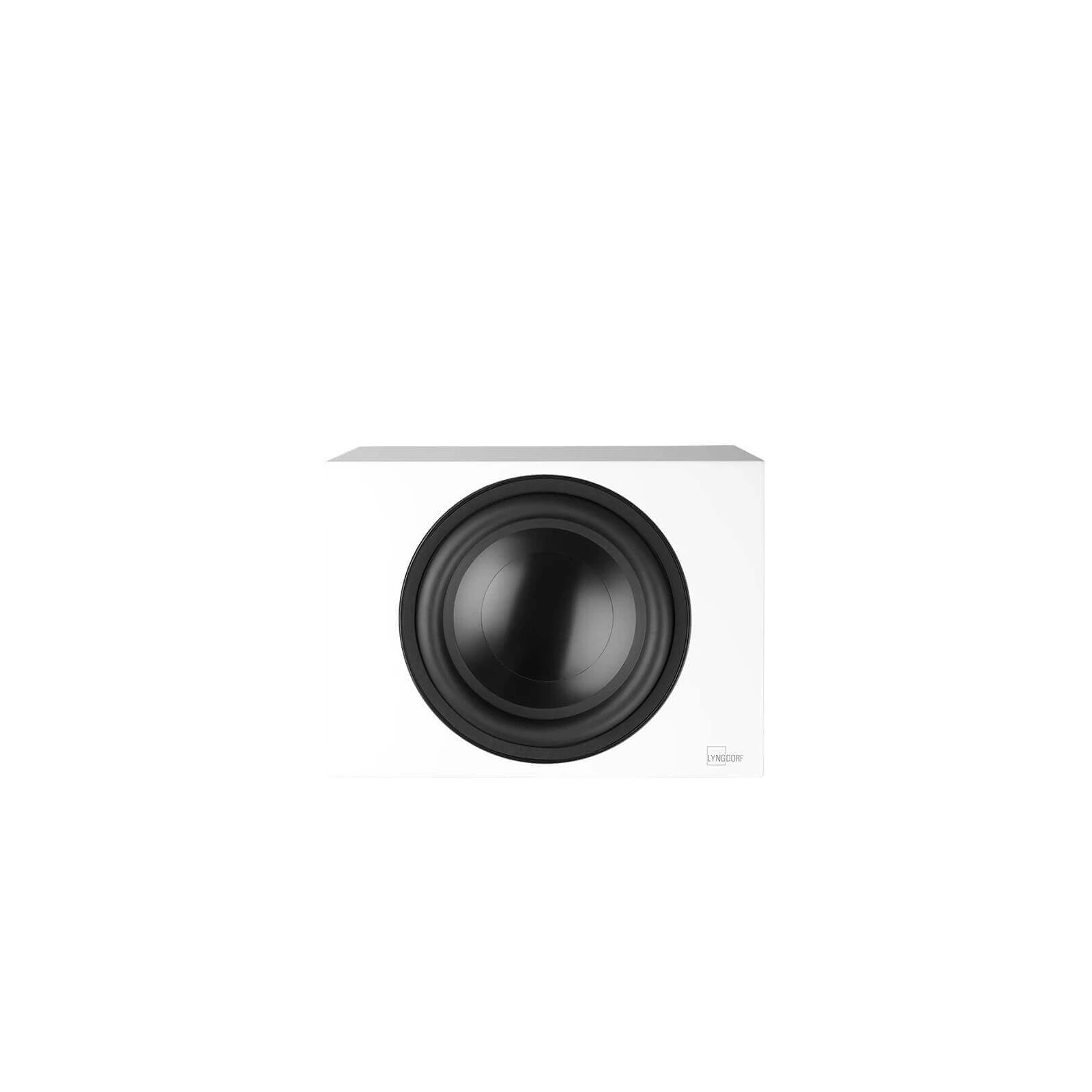 Subwoofer activ Lyngdorf BW-3, 400 W RMS, 25-800 Hz, alb mat