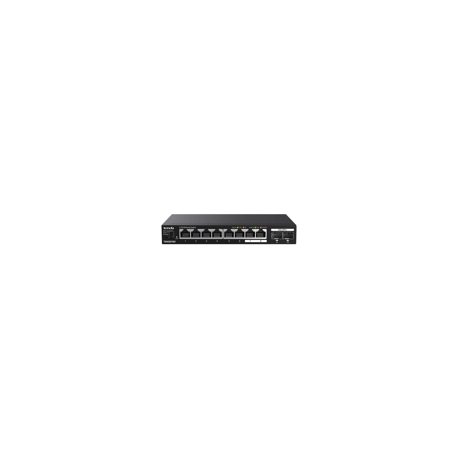 Switch 8 x RJ45 2.5G, 2 x SFP+ 10G - TENDA TND-TEM2010X