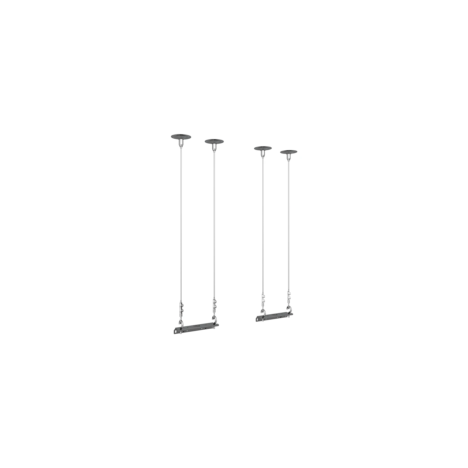 Kit de extensie cu sârmă Multibrackets MB-1546, pentru carcase 49"-75”, lungime 1,5m, otel