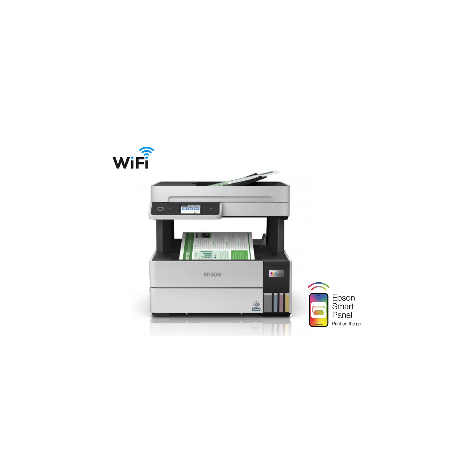 Multifuncționala color jet de cerneala, Epson EcoTank L6460, 37ppm, A4, ADF, WiFi & WiFi Direct