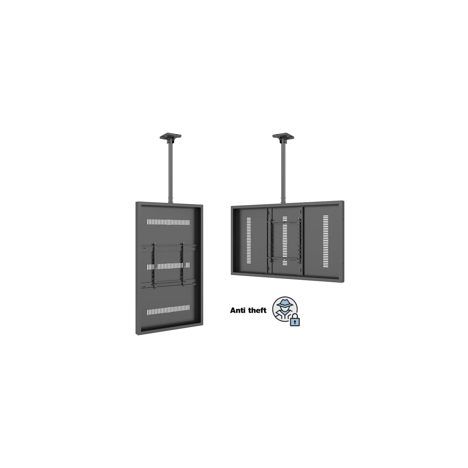 Carcasa LCD de Interior cu montare pe tavan Multibrackets MB-5032, 43", max.25 kg, negru