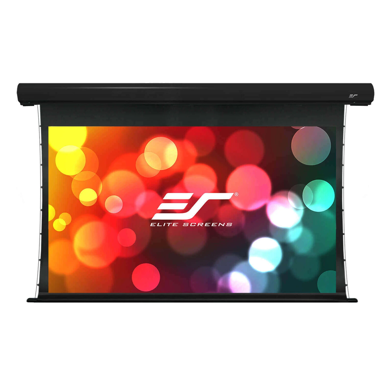 Ecran proiectie electric perete/tavan, 266 x 150 cm, Tensionat, EliteScreens Saker SKT120UHW-E20, format 16:9, Drop 50cm