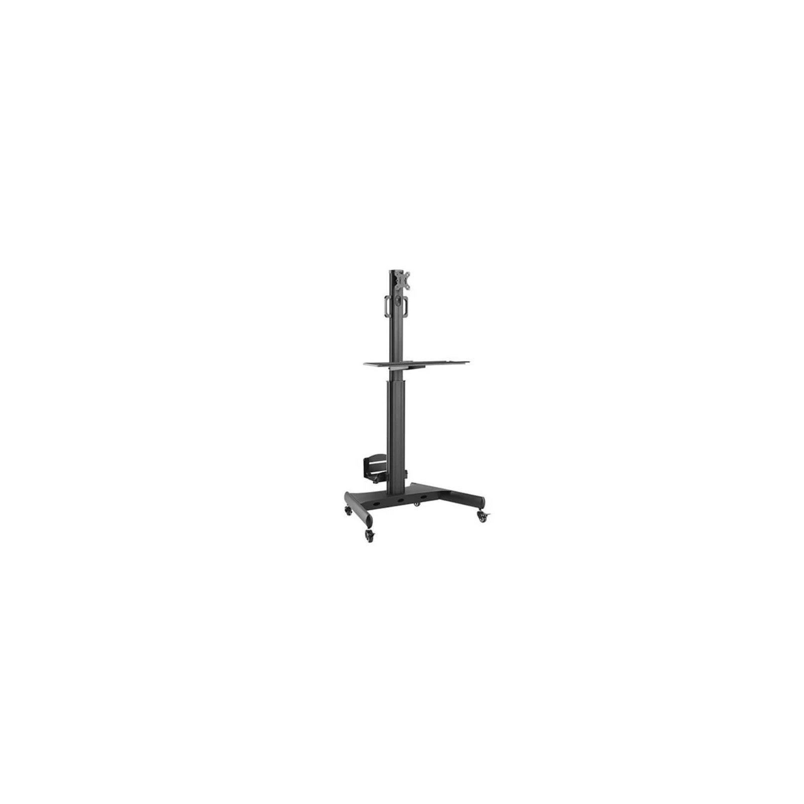 PC Workstation mobil cu raft CPU, Blackmonut BM-WST02, 13"-32", max.8kg, negru