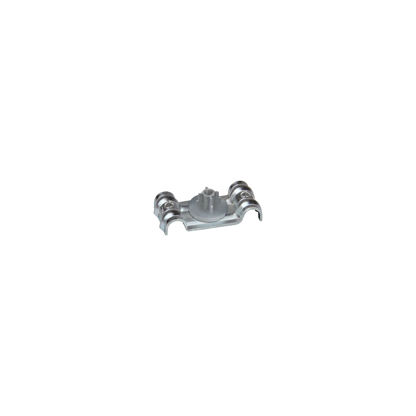 Clema metalica dubla DFT Ã 15.5 mm pentru cablu, fixare pe pistol (100 buc.) - CELO 916DFT