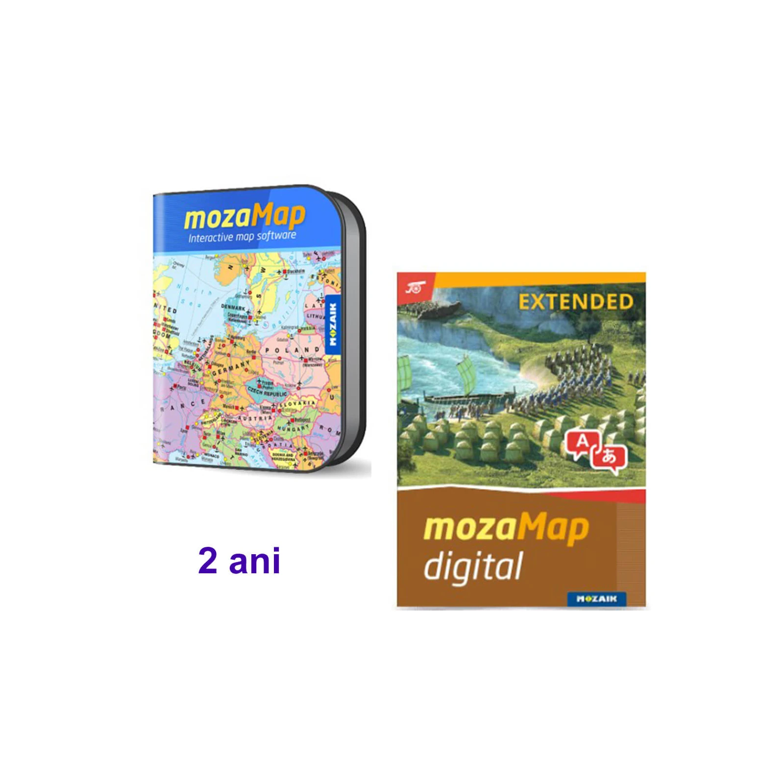 Atlas istoric multilingv - ediție Extinsă, 2 ani