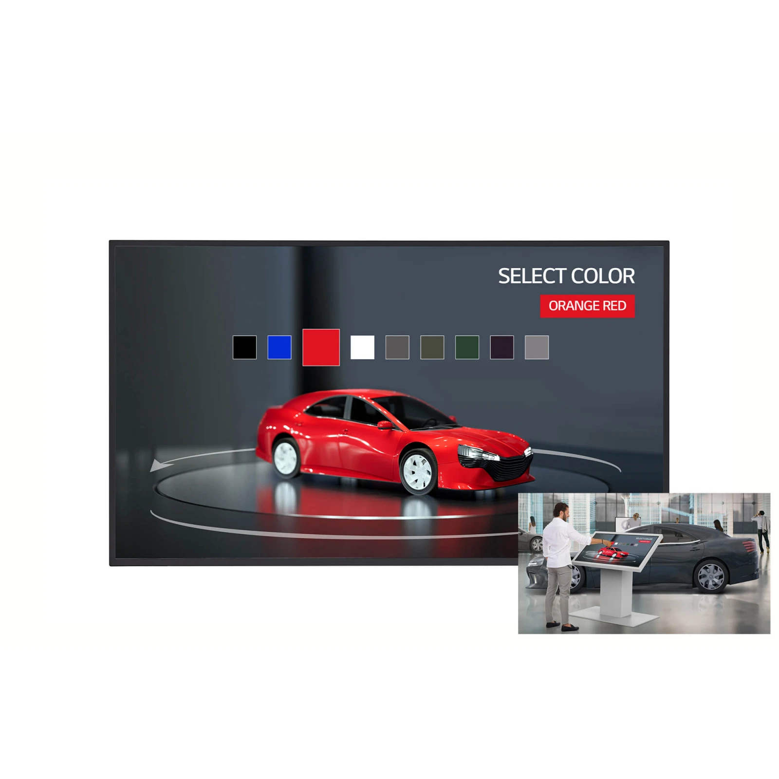 Display Profesional interactiv LED LG 32" 32TNF5P, Full HD, Touch Open Frame