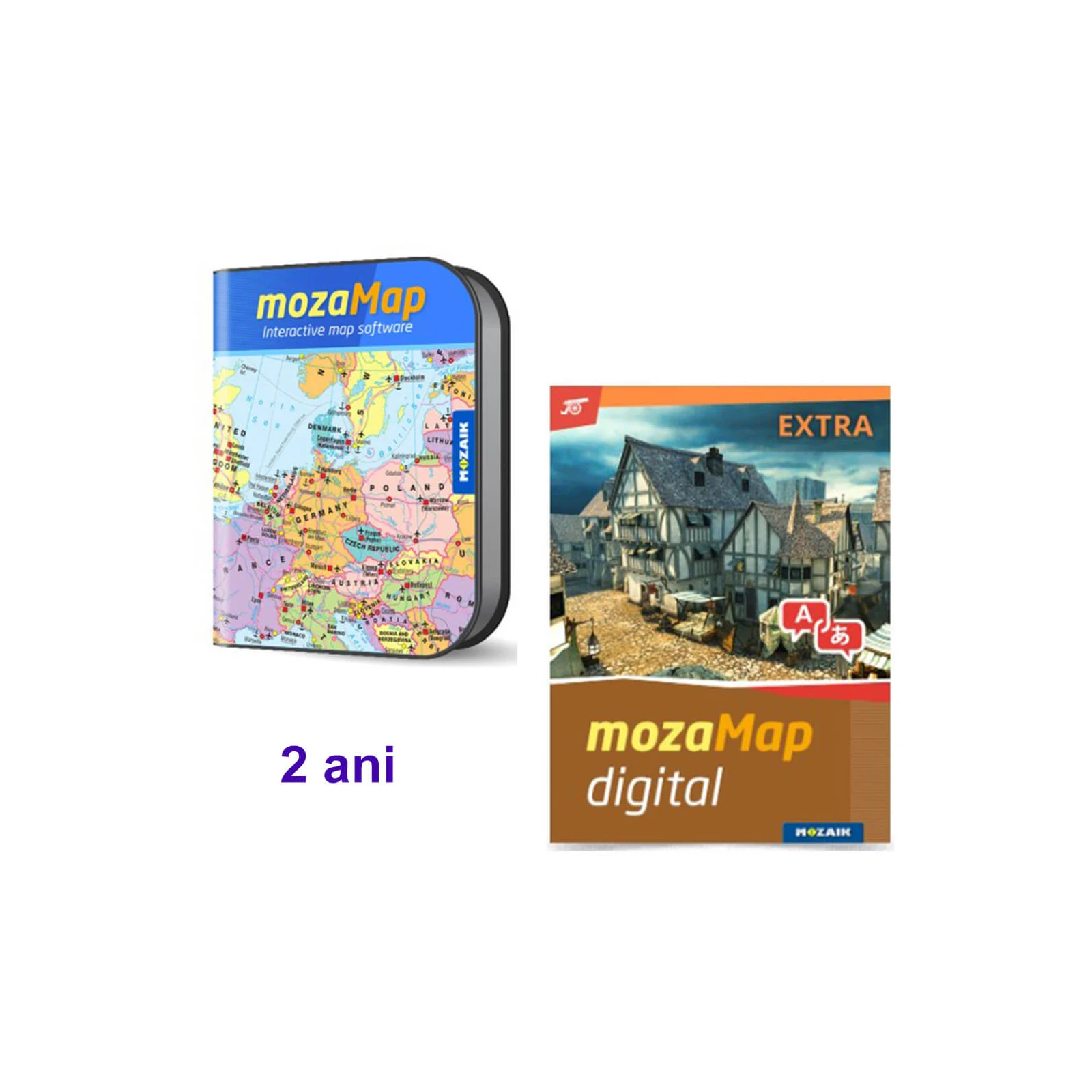 Atlas istoric multilingv - ediție Extra, 2 ani