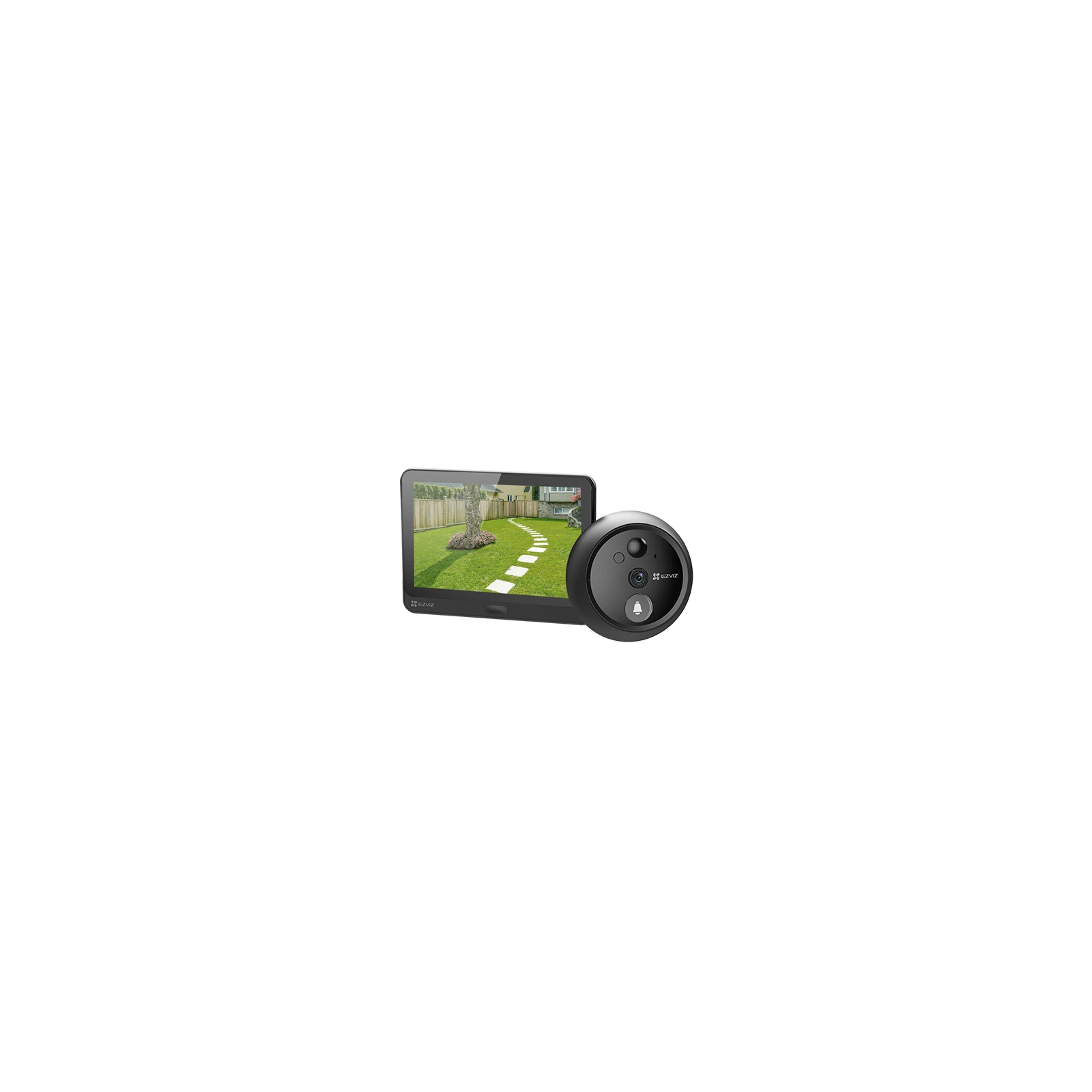 Vizor electronic smart EZVIZ, Wi-Fi, FullHD 1080P, monitor 4.3 inch, acumulator 4600mAh, slot SDcard CS-HP4(2WPFBS)