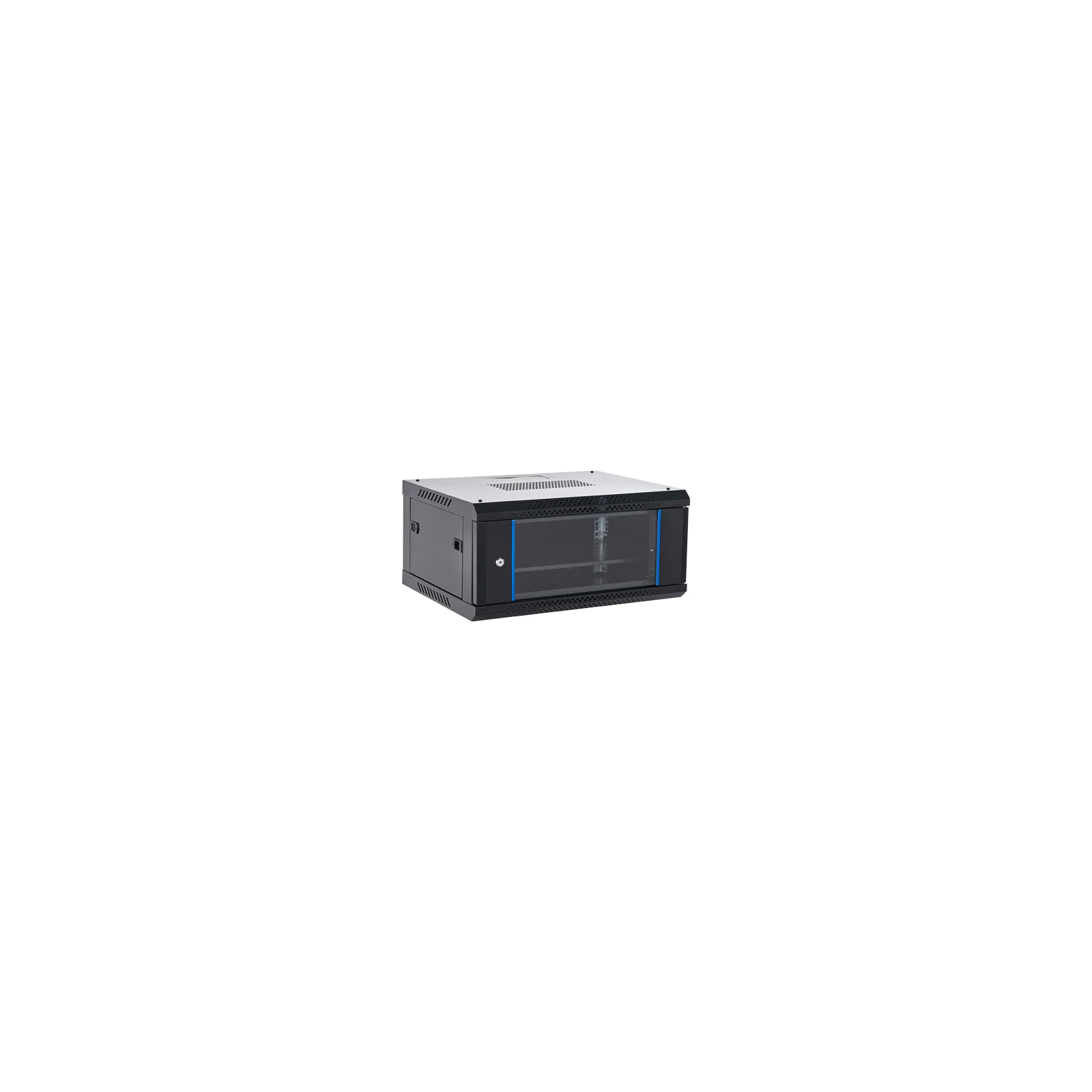 Rack perete 4U 19'' 600x450, capacitate incarcare 60 Kg, negru - ASYTECH Networking ASY-4U-6045WL