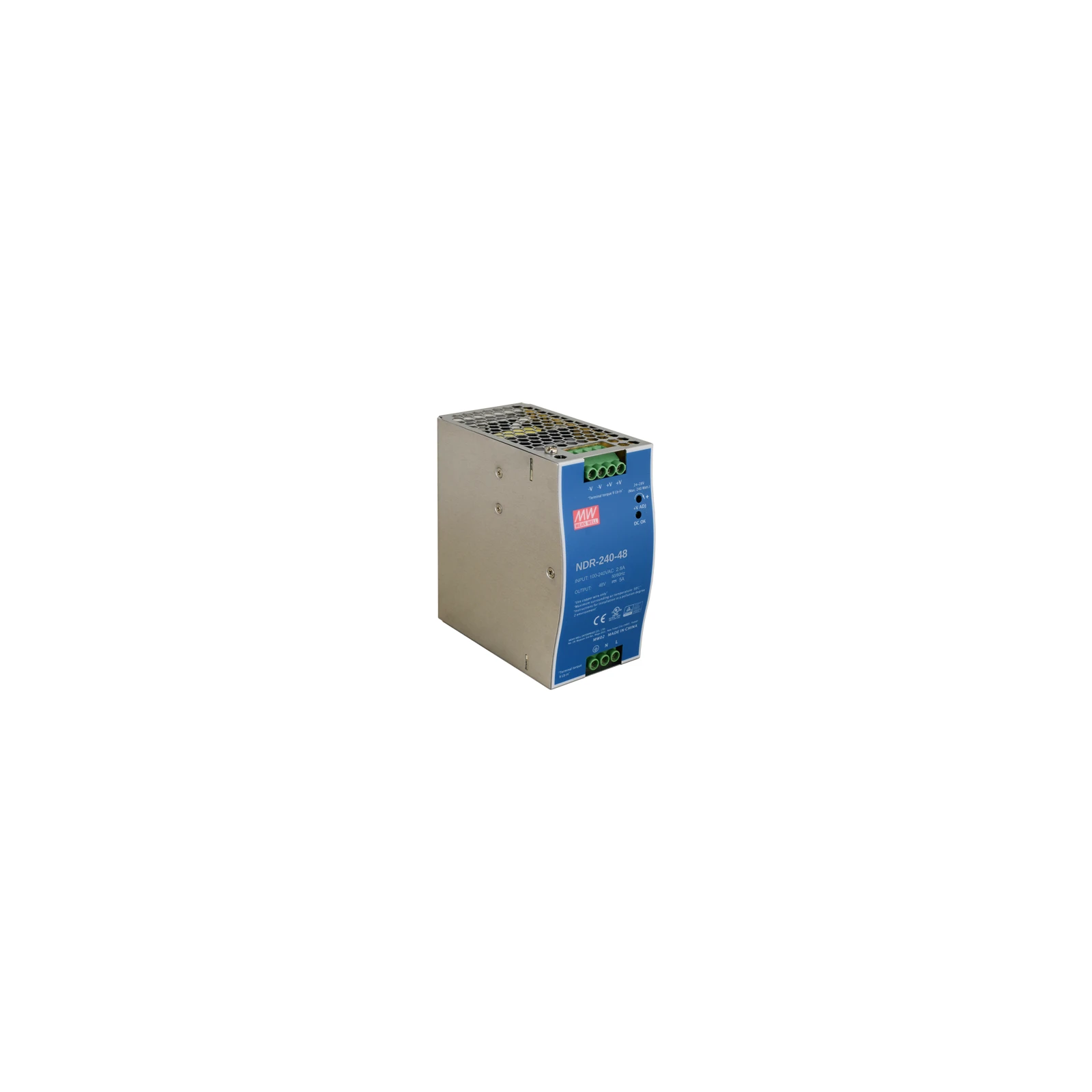 Sursa de alimentare in comutatie, 48V/5A, 240W, sina DIN - MEAN WELL NDR-240-48