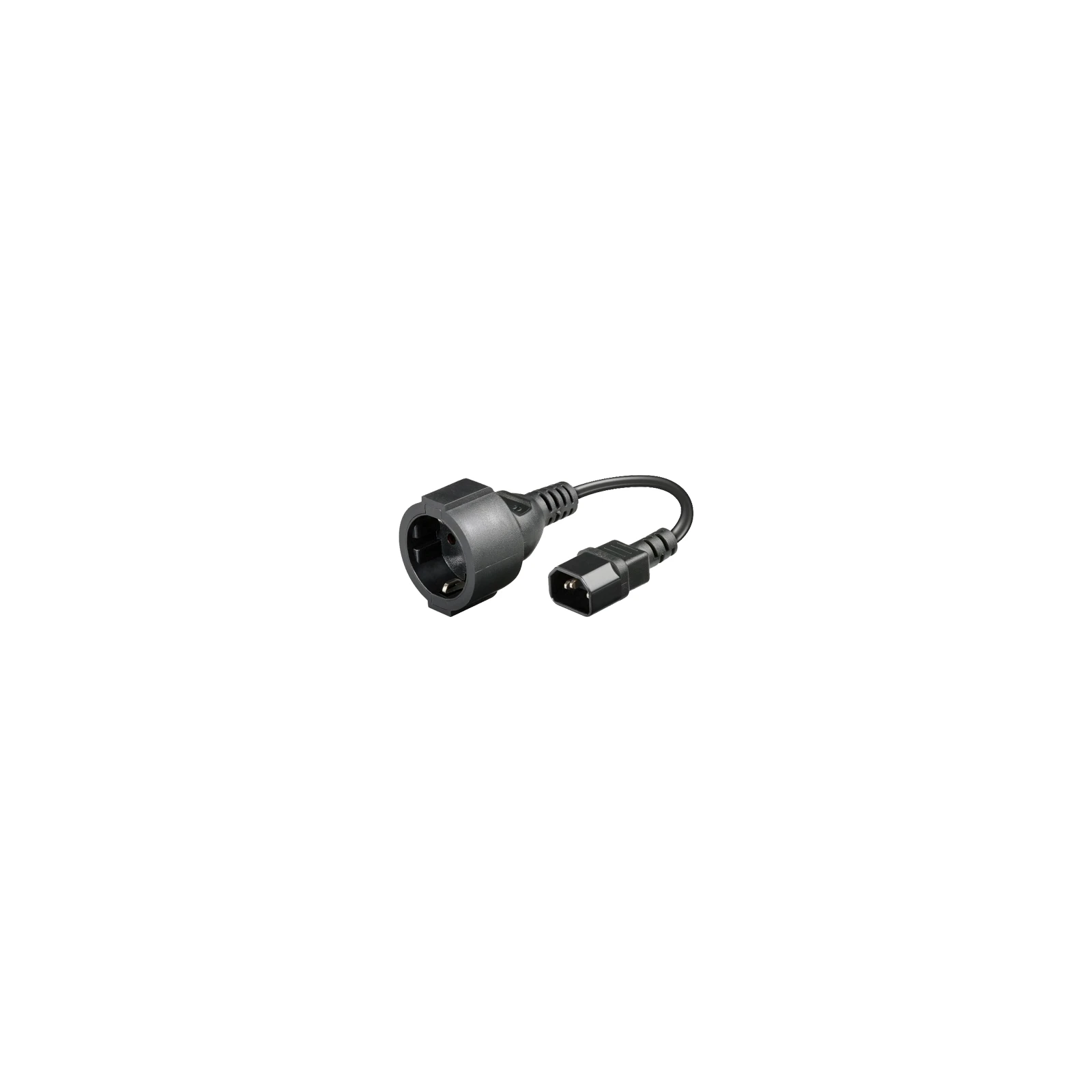 Cablu alimentare IEC - SCHUKO, 20 cm IEC-SCHUKO-20