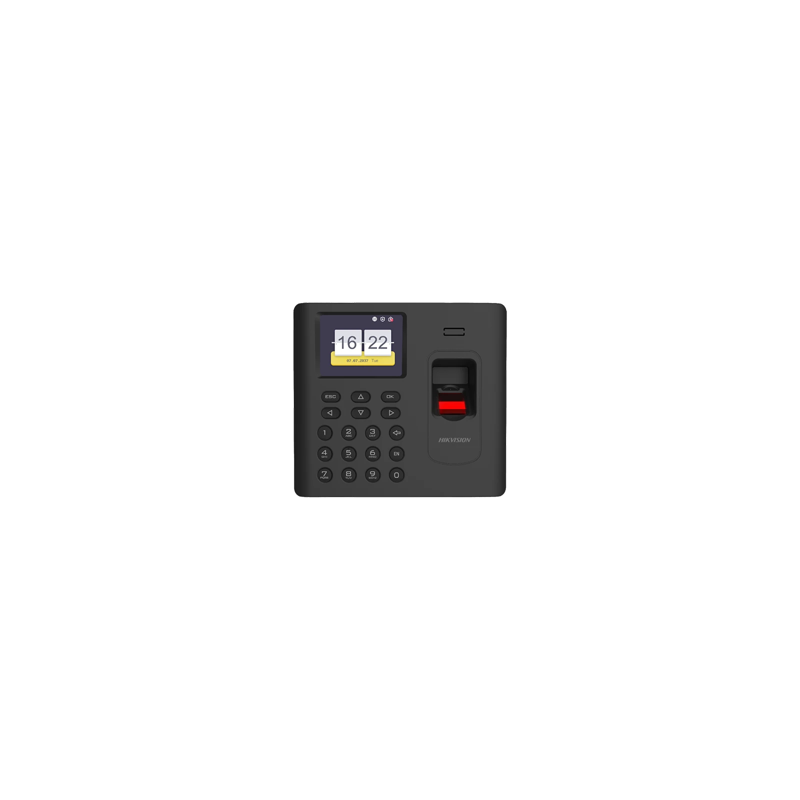 Terminal standalone IP de pontaj cu cititor Amprenta, Card Mifare, Wi-Fi - HIKVISION DS-K1A802AMF-B