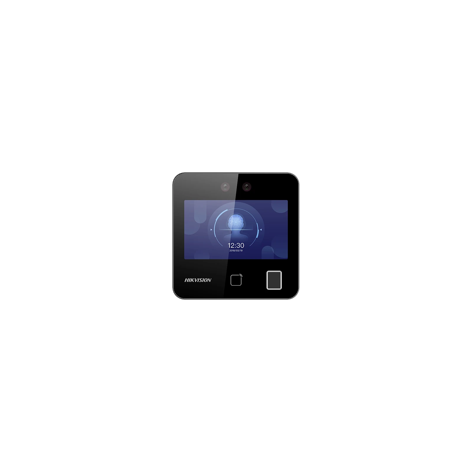 Terminal control acces recunoastere faciala, 4.3 inch touch screen, M1, Amprenta, WiFi - HIKVISION DS-K1T343MFWX-B-S