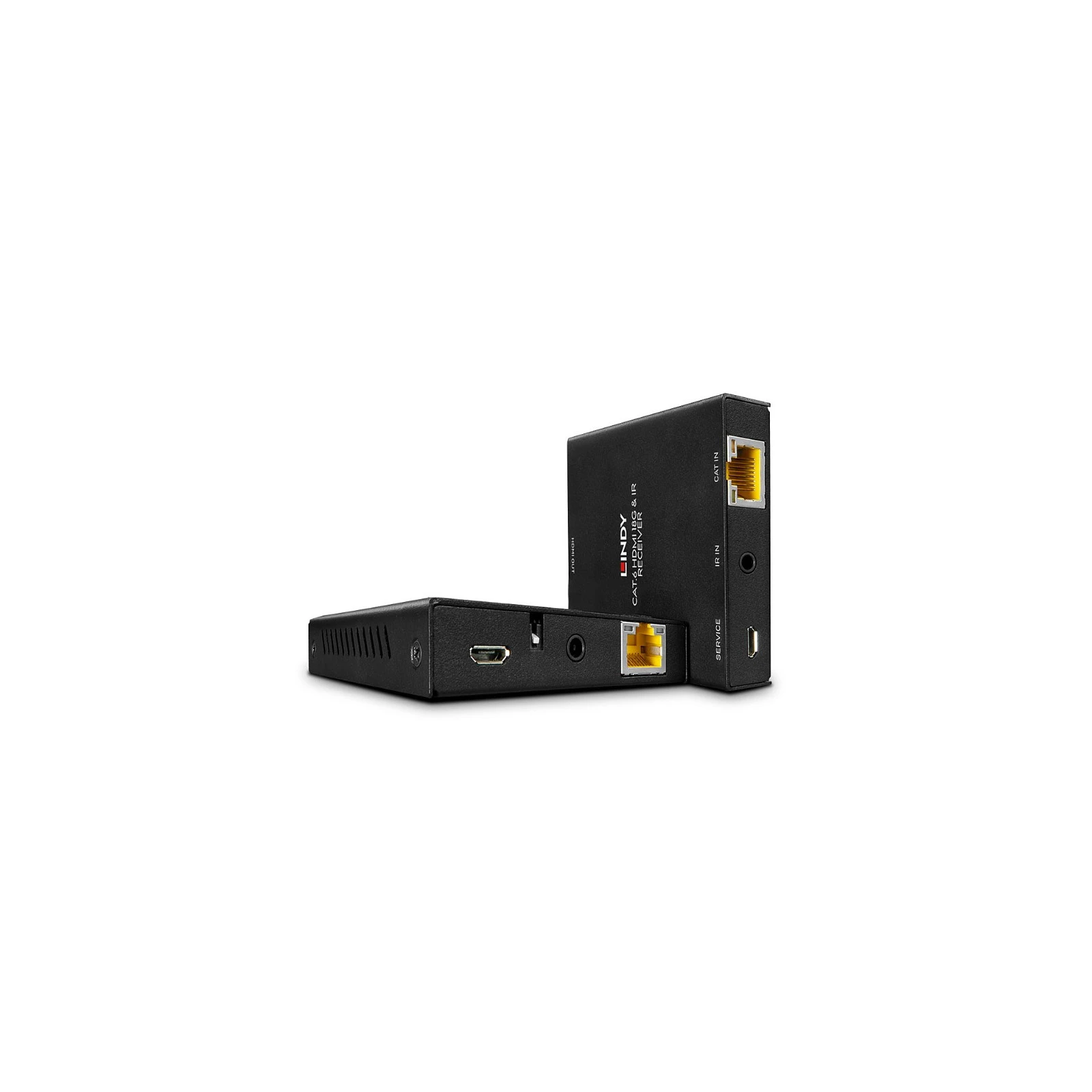 Extender HDMI 4K60 și IR de 50 m, categoria 6, cu PoC și ieșire buclă, Lindy 38205