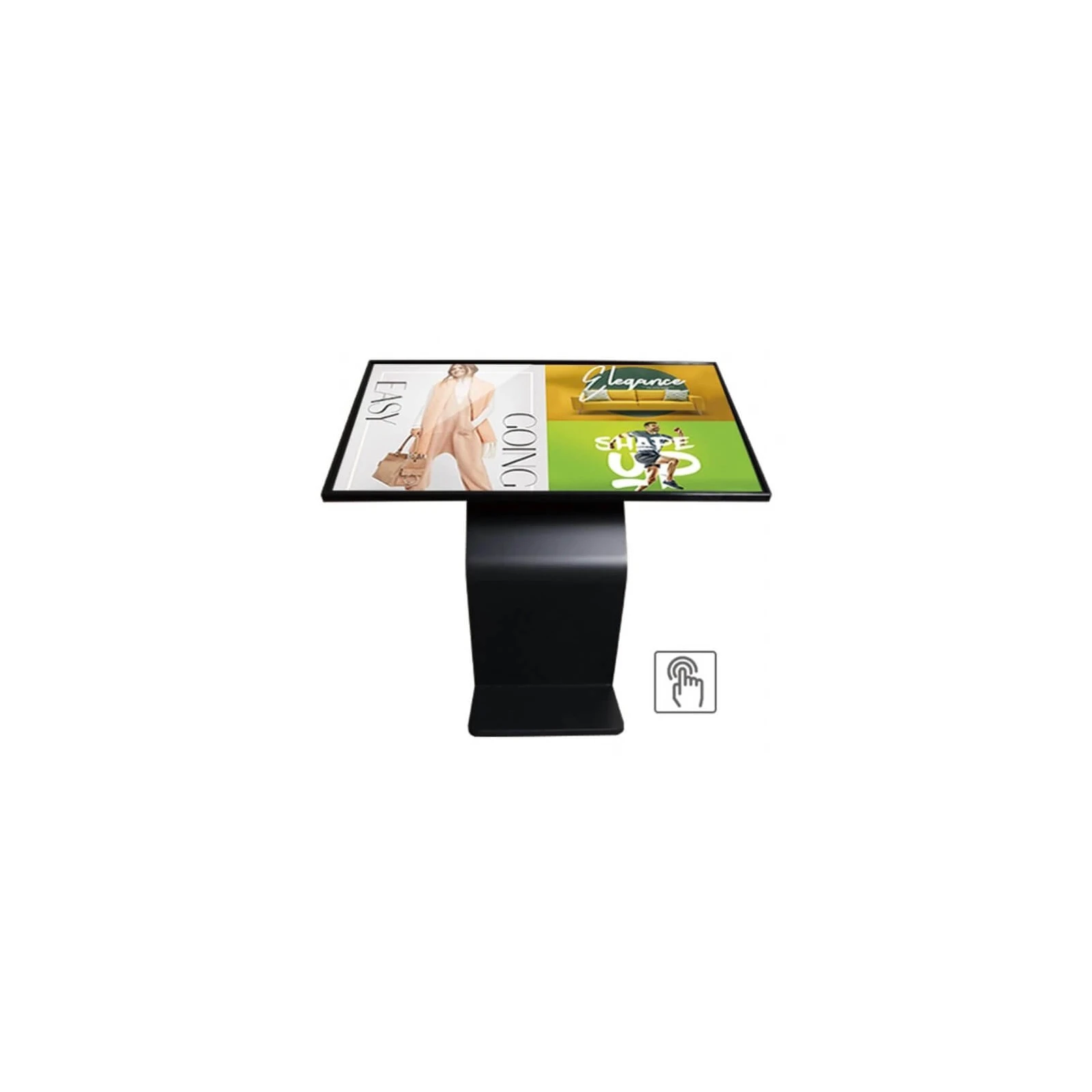 Kiosk / Totem Indoor Touch IR 49'' Android11 -  EVOBOARD 4K stand cu IR touch si display 49", 3840x2160, Android 11