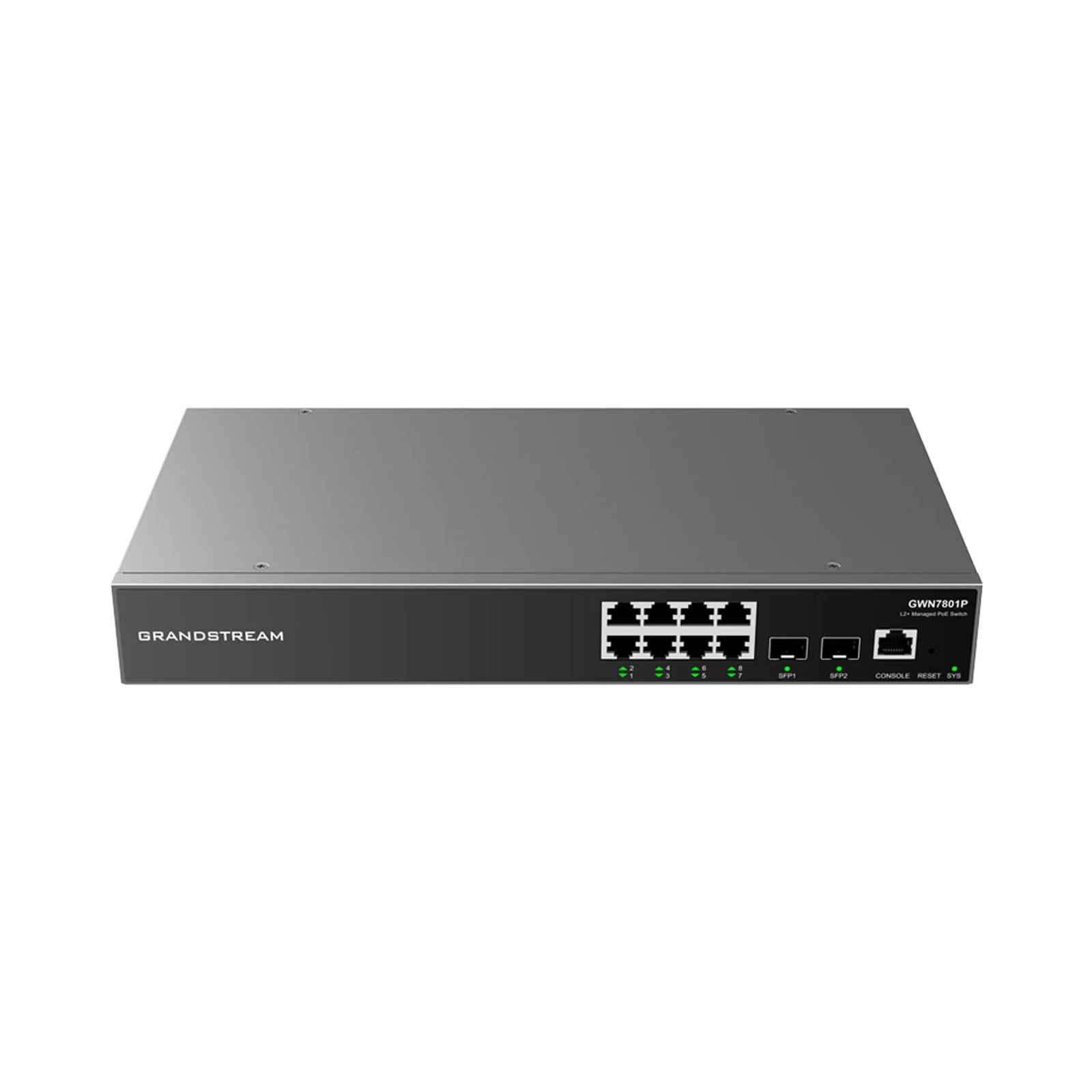 GRS SWT 8xGbE RJ45 PoE 2xSFP GWN7801P