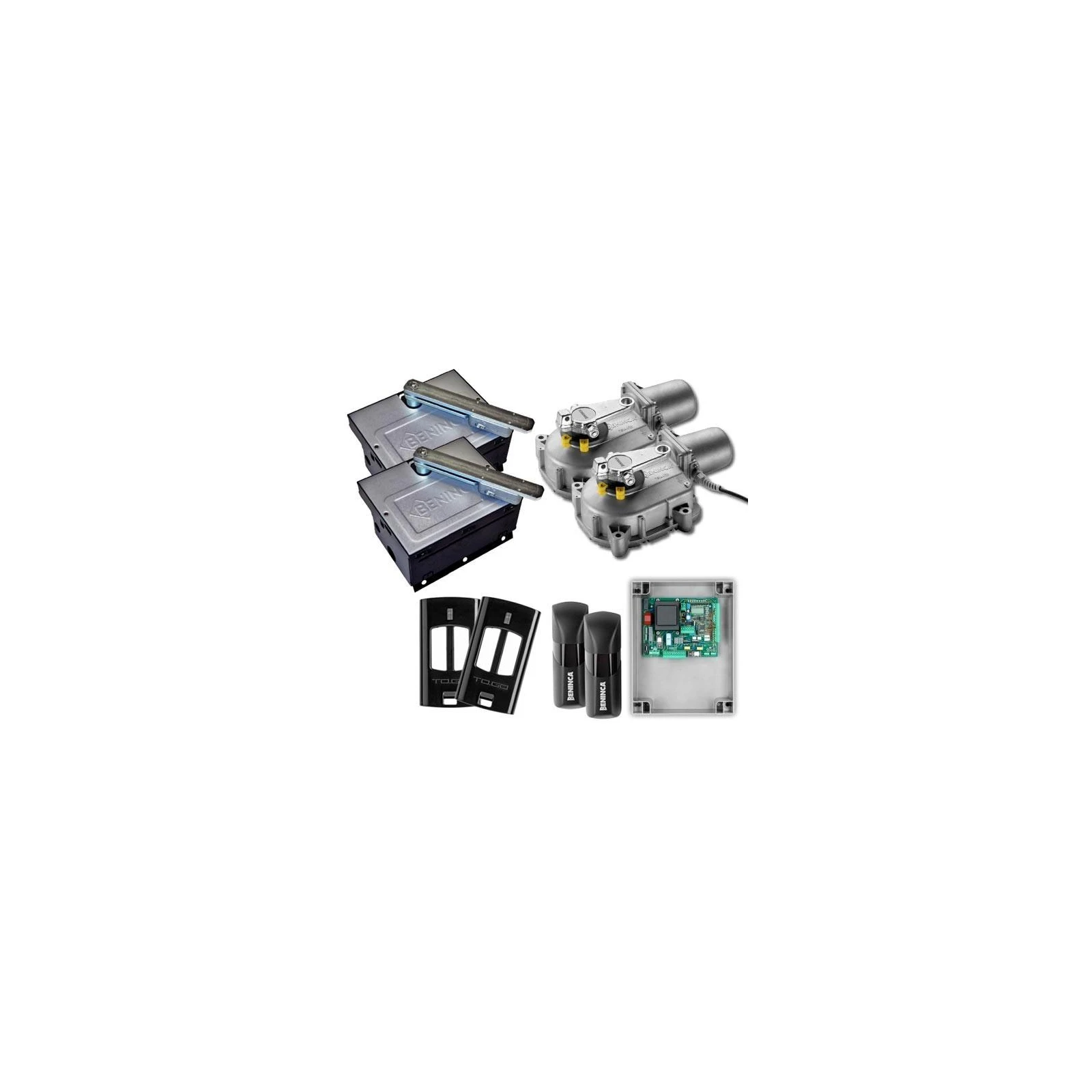Kit automatizări porți batante 2 x 3,5 m KIT DU.IT14N