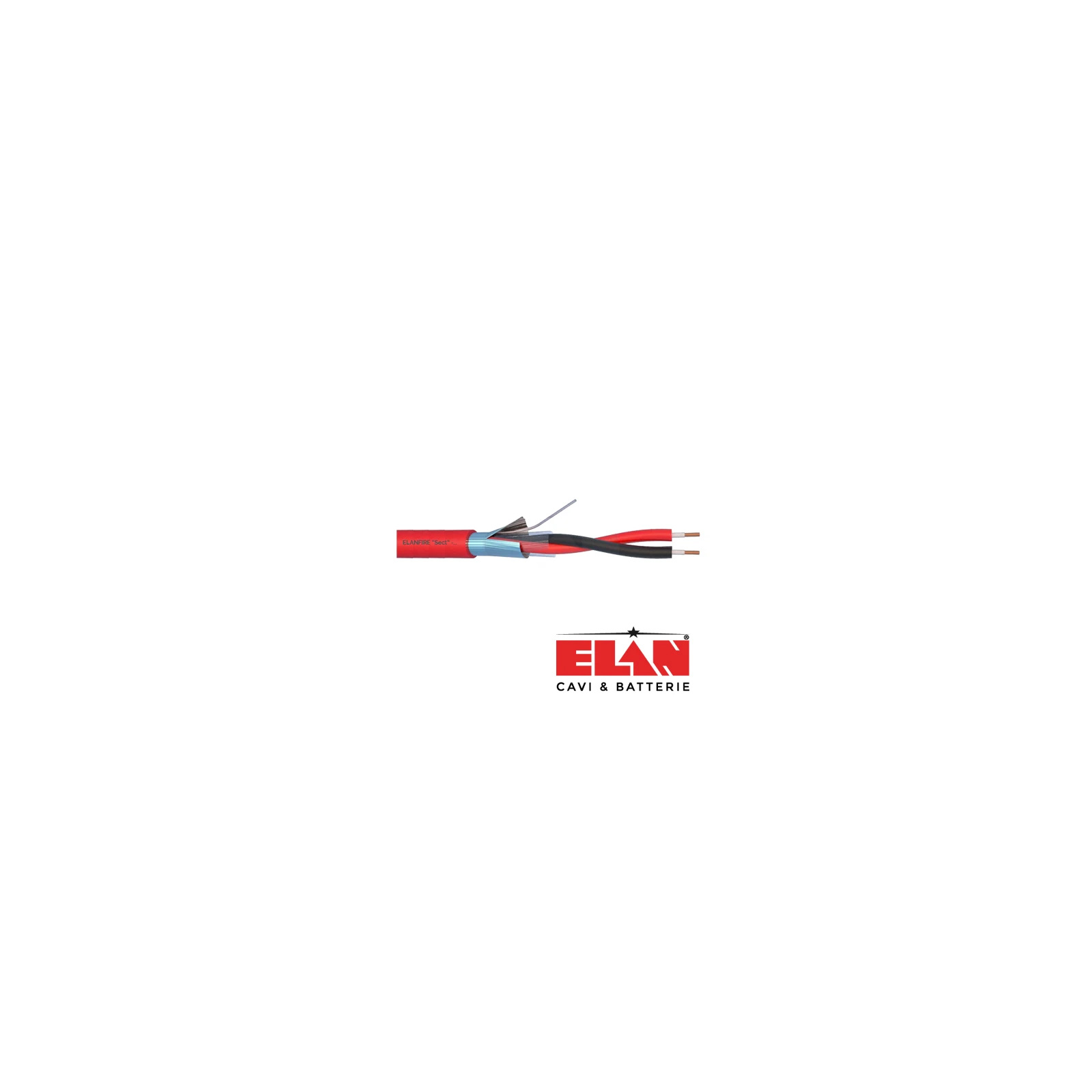 Cablu de incendiu E120 - 1x2x0.8mm, 100m ELN120-1x2x08