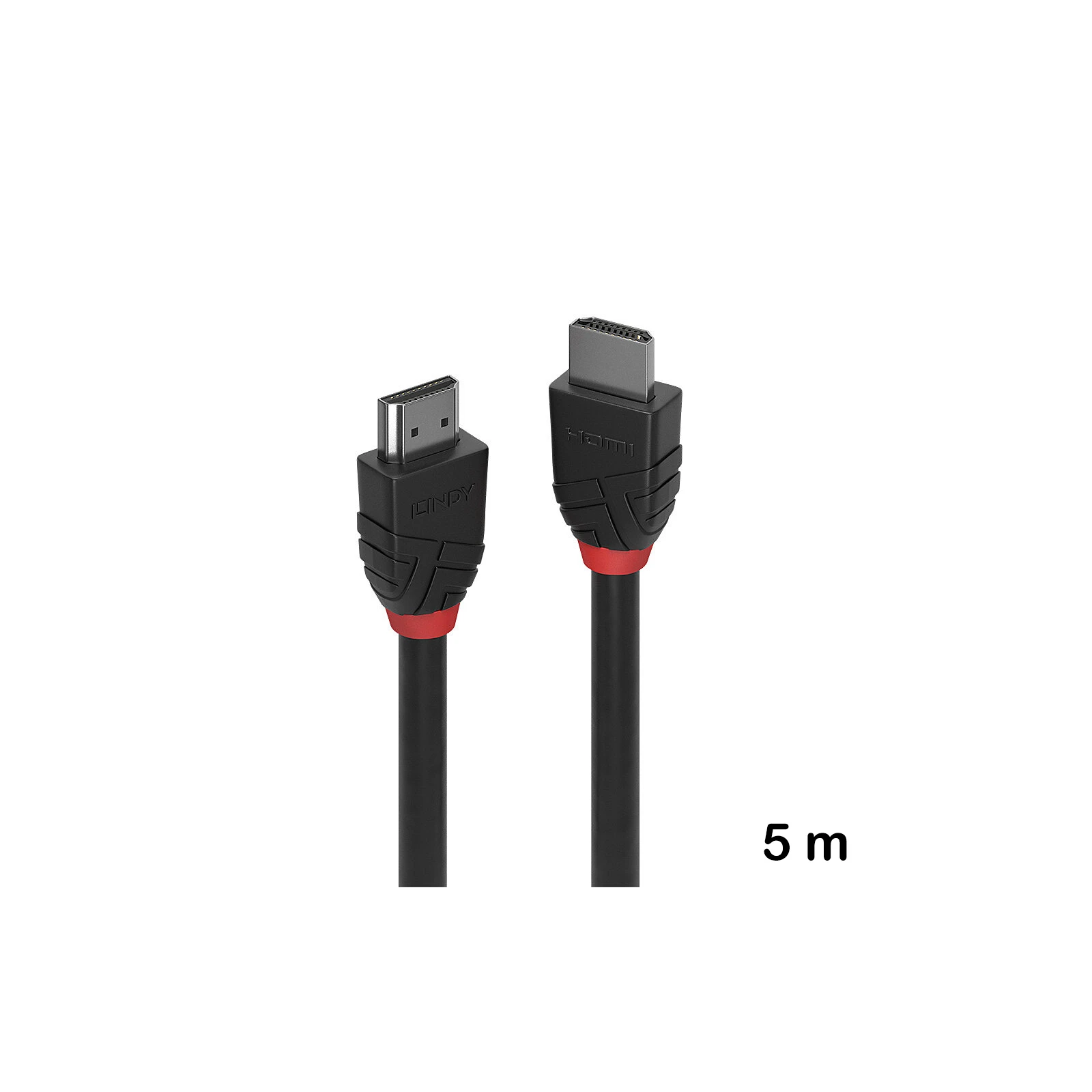 Cablu HDMI High Speed, 5 m, Lindy, Black Line 36474