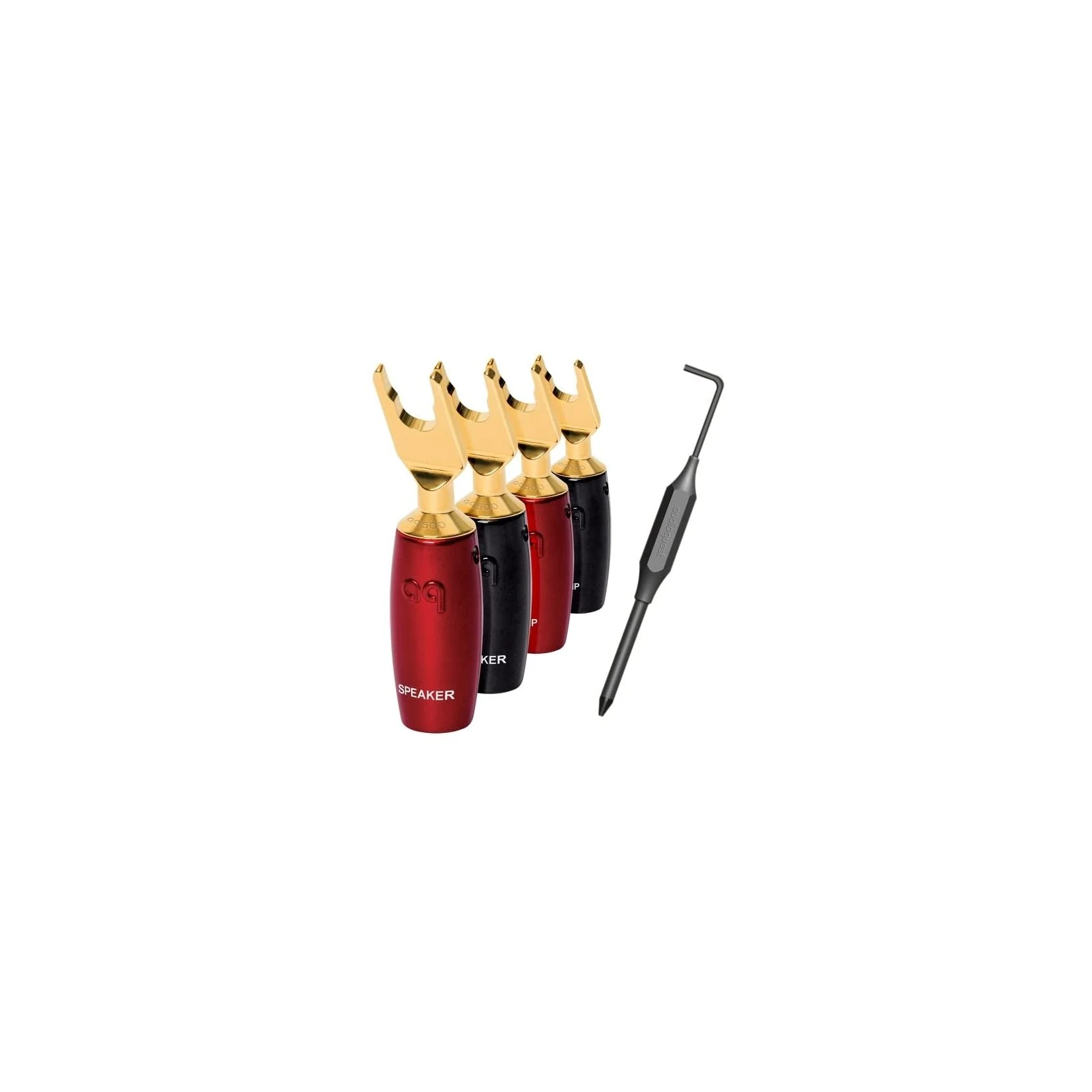 Mufa spada High-End Audioquest 500 Series, Gold plated (Set 4 buc)