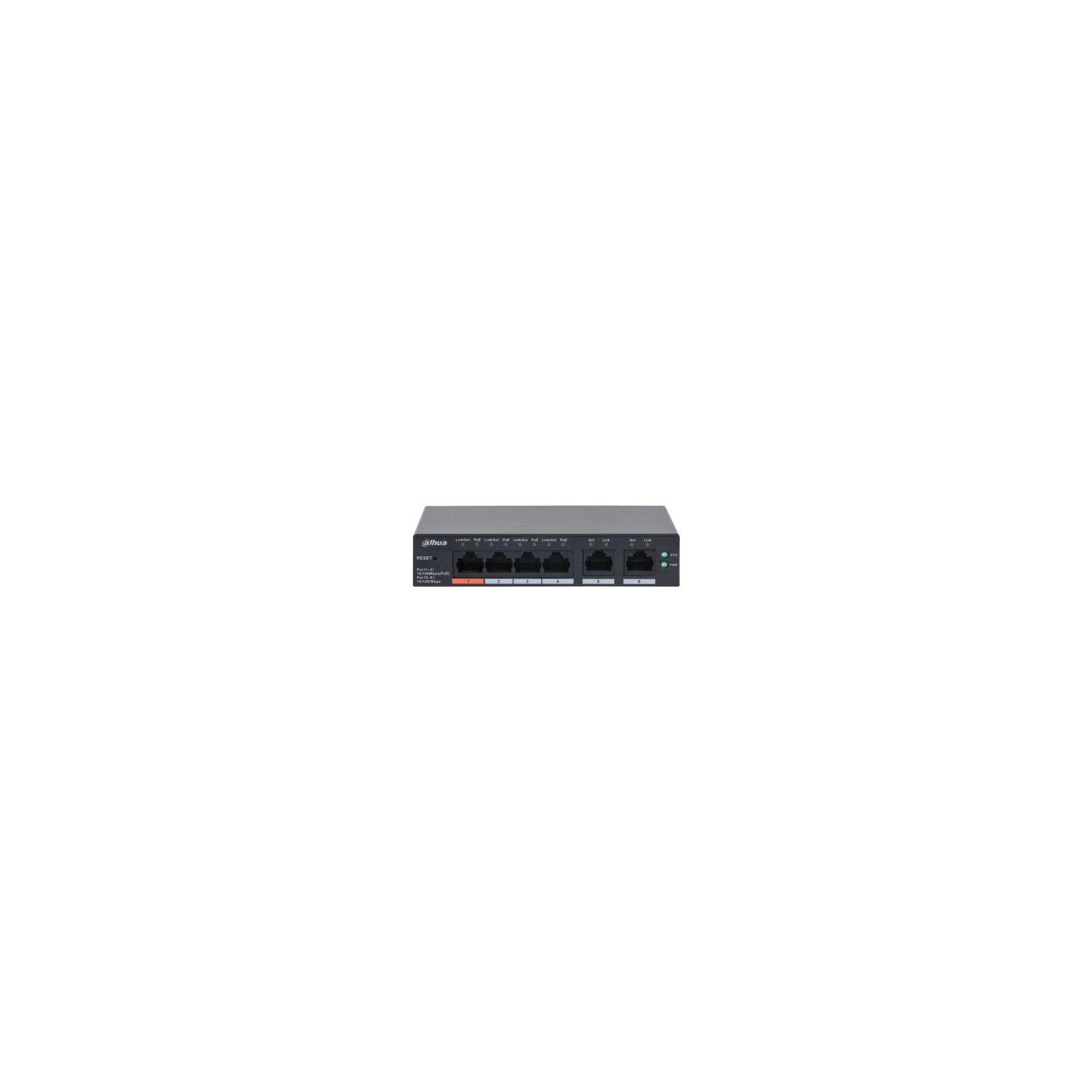 Switch Desktop Cloud, 4 porturi PoE + 2 porturi uplink CS4006-4ET2ET-60