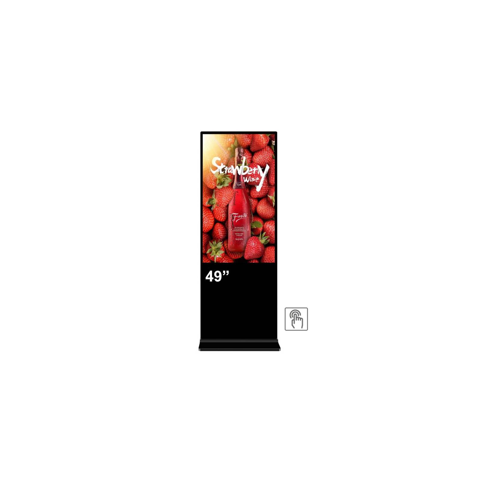 Kiosk / Totem Indoor Touch IR 49'' Android11 - EVOBOARD 49" cu IR touch 4K, Android 11