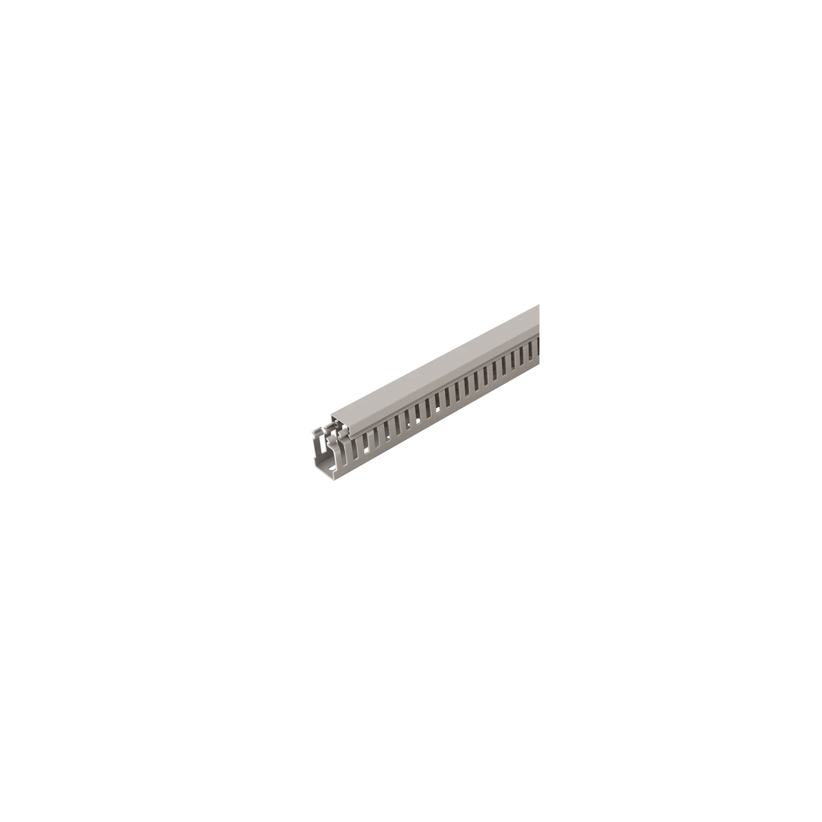 Canal cablu perforat 25x40 mm, cu capac, 2m - DLX PVCP-257-40