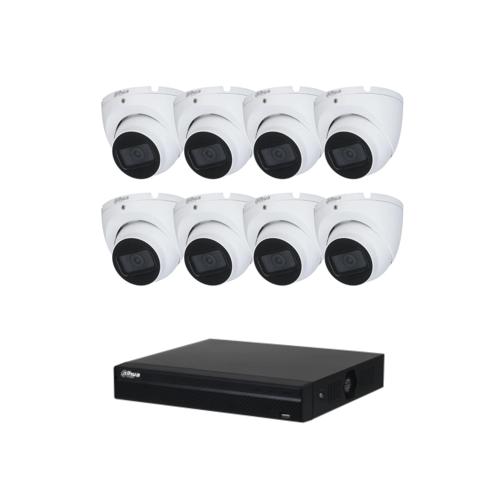 Kit 8 camere IP 2MP cu nvr inclus BH-KNVR-8HDW1230T-A