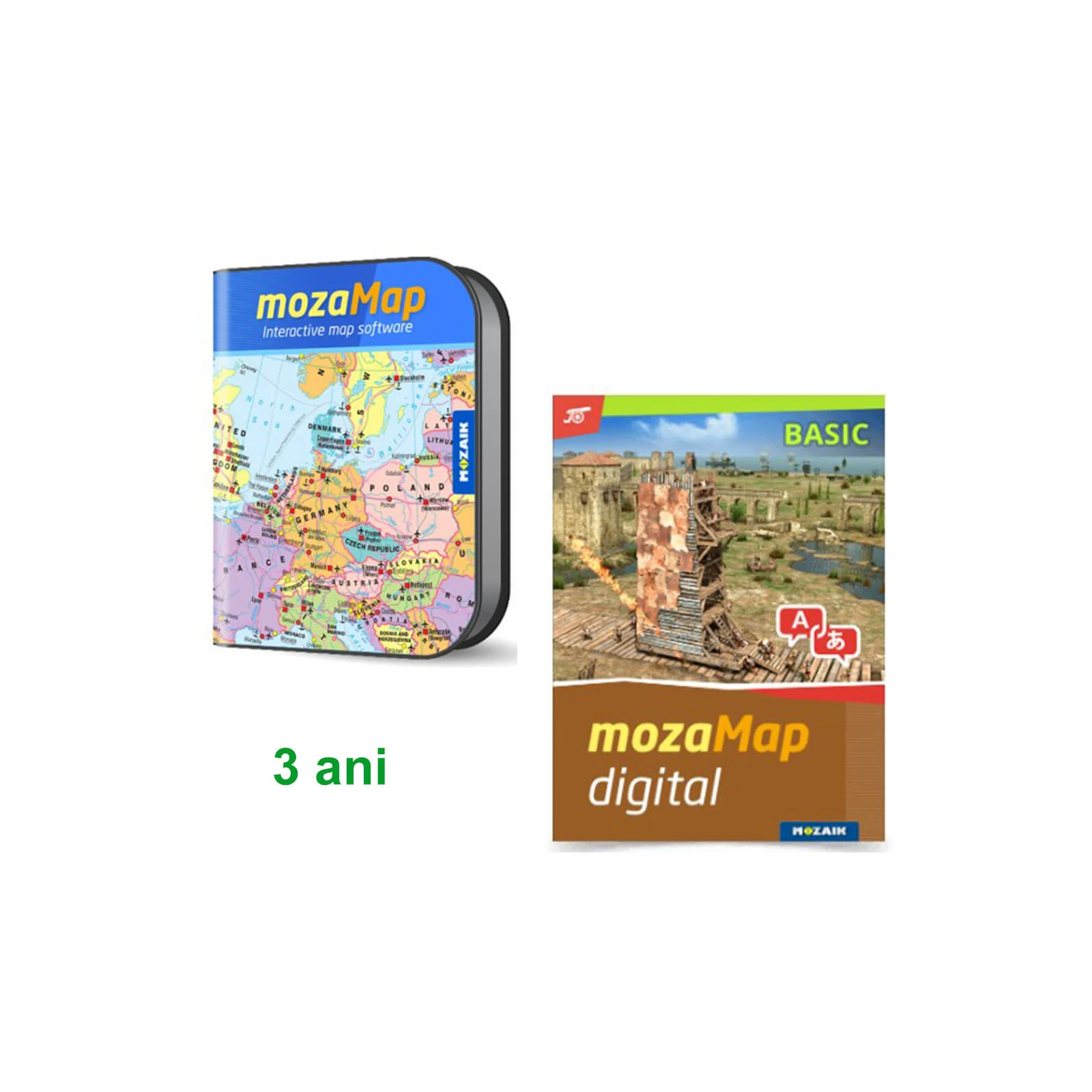 Atlas istoric multilingv - ediție de Bază, 3 ani