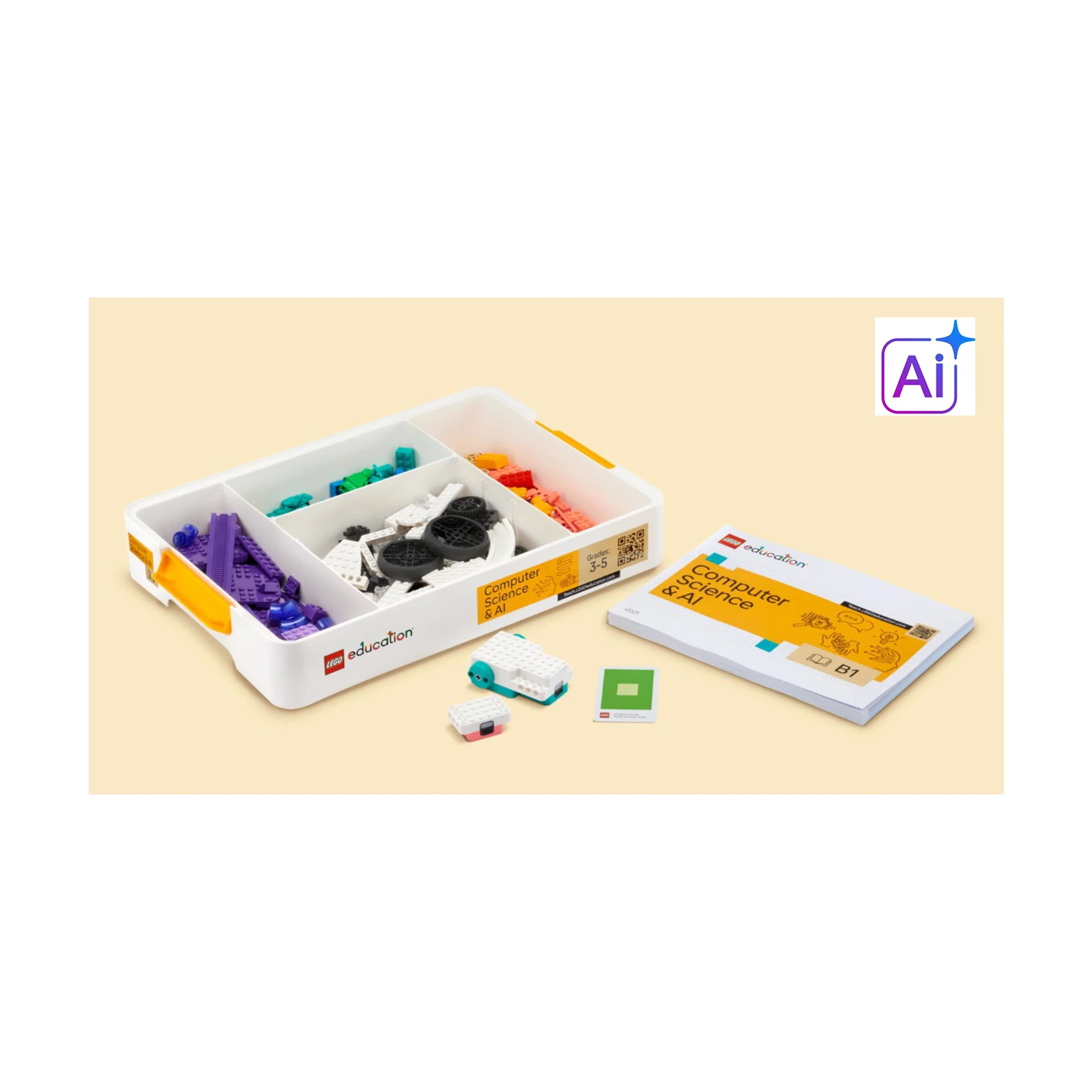45521 LEGO® Education Computer Science & AI Kit 3-5, 4 elevi, 8 ani +