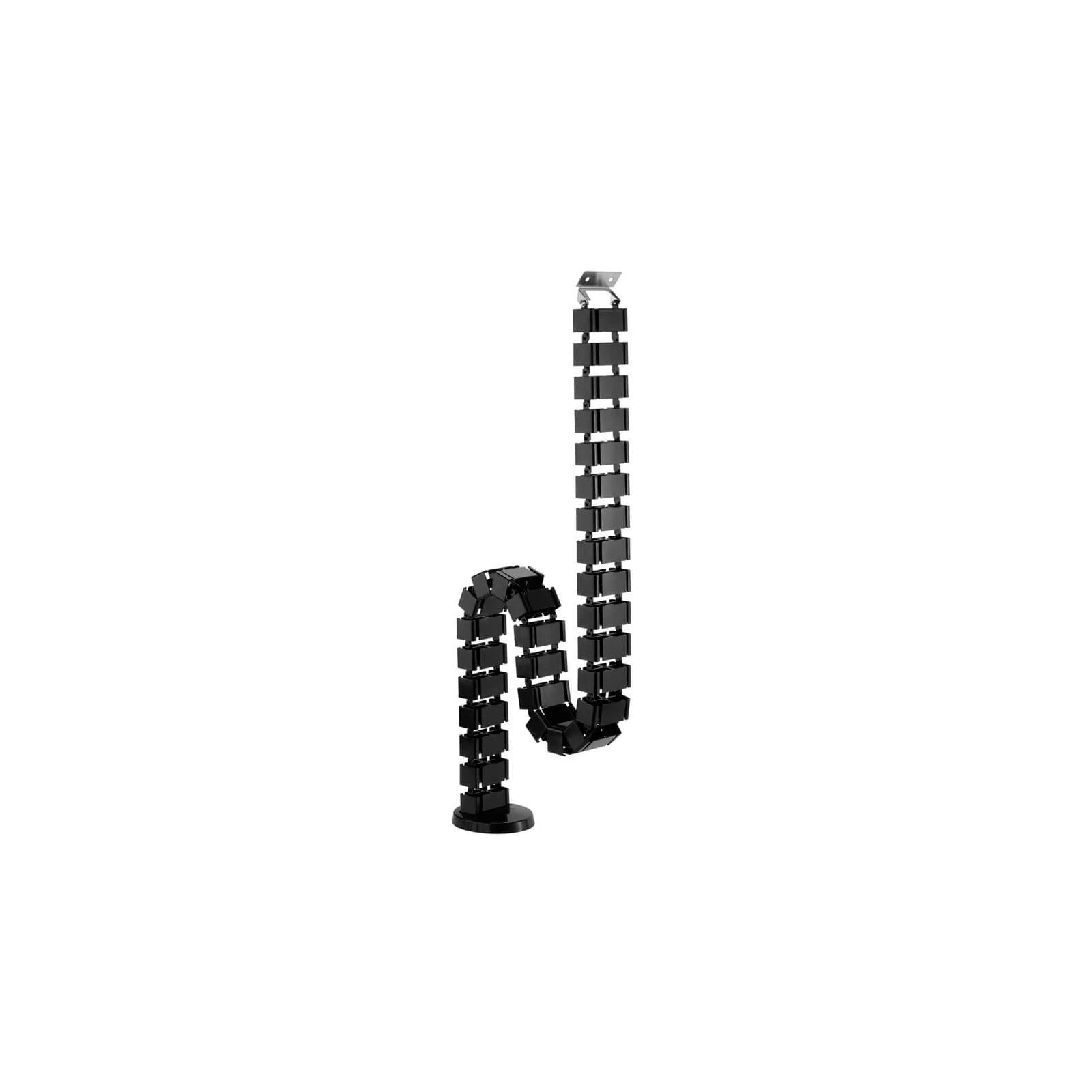 Canal cablu flexibil Blackmount CC10-1, 107x129x1285mm, negru