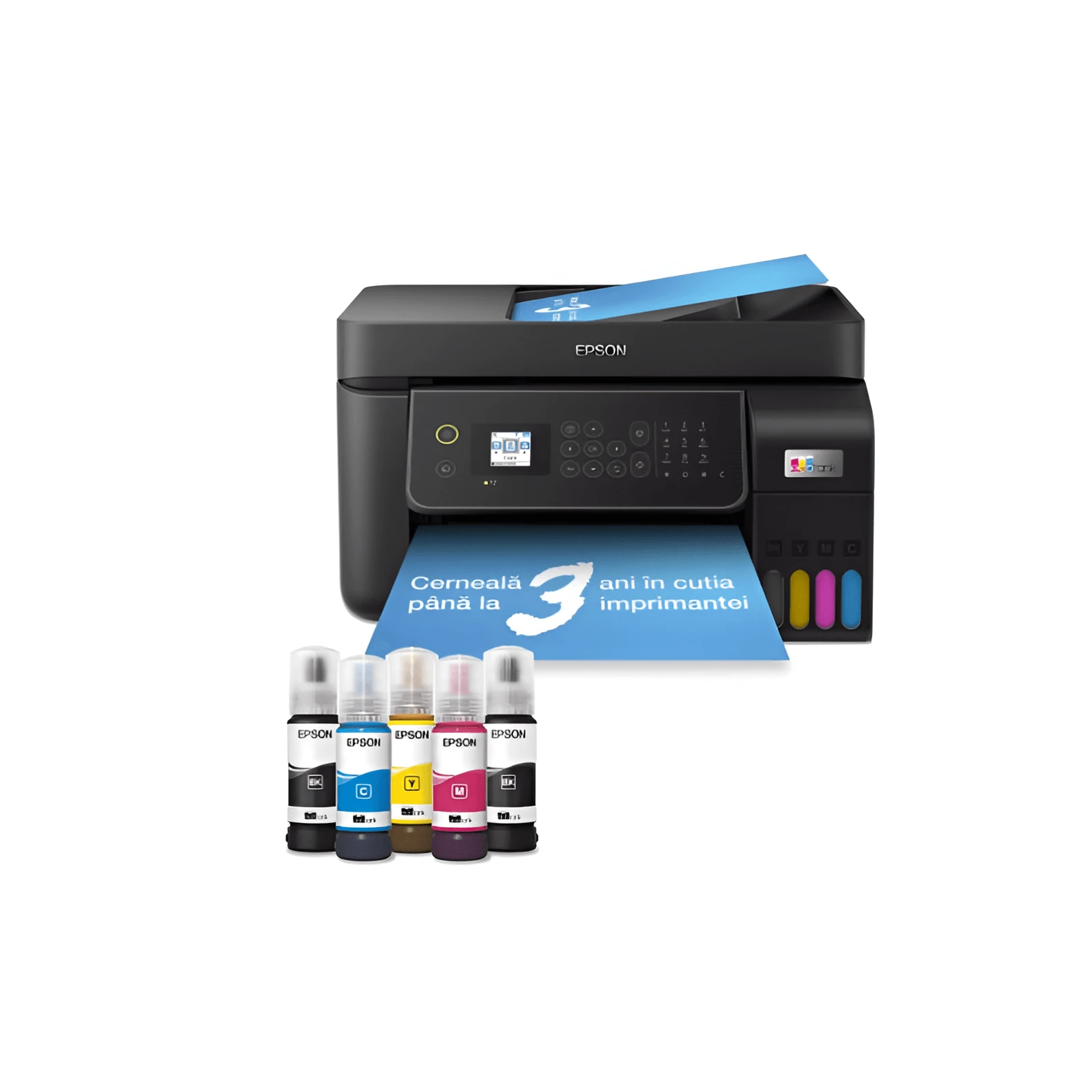 Multifunctionala jet de cerneala Epson EcoTank L5310, Wifi, A4 cu ADF și fax