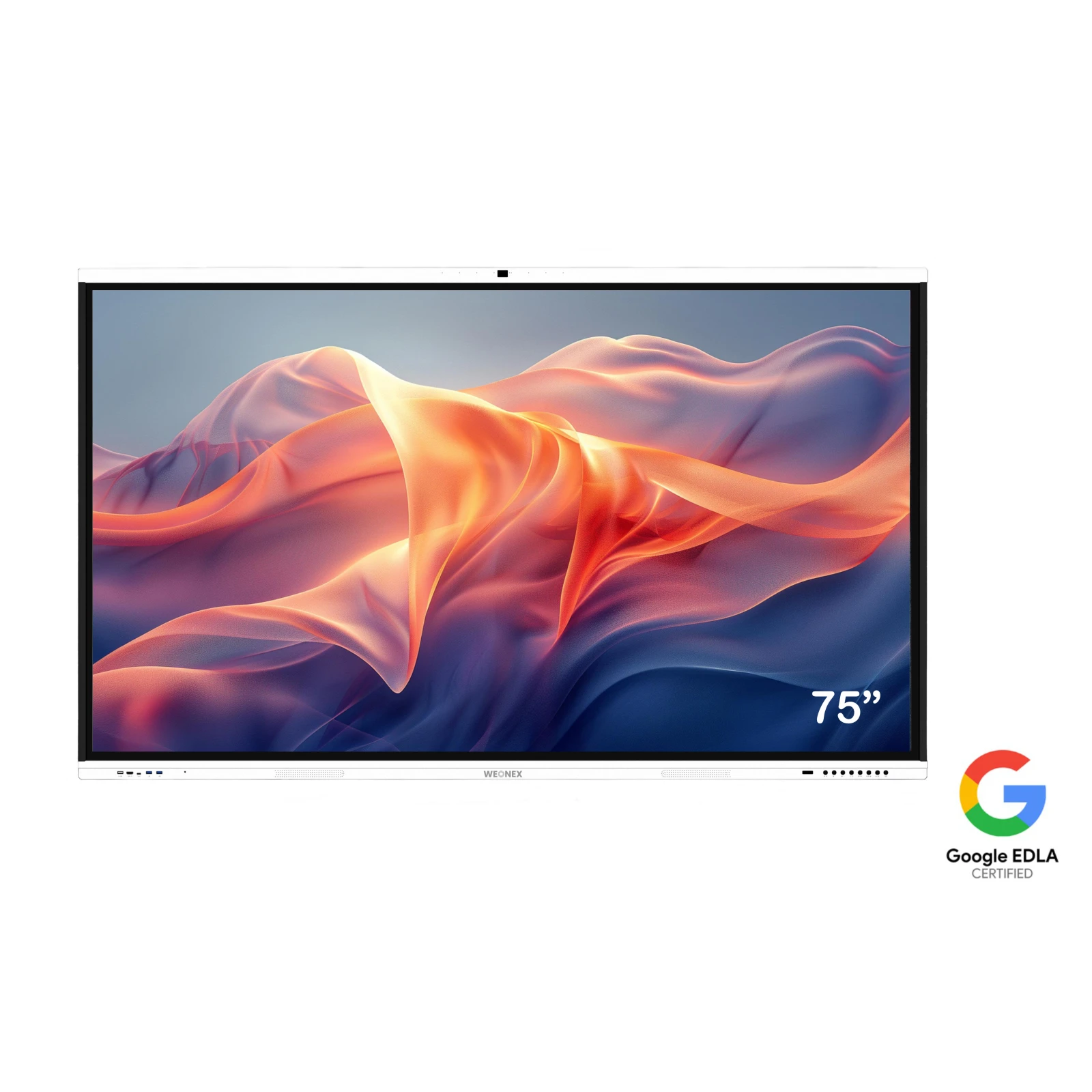 Display interactiv Weonex WB75EDLA, 4K UHD, RAM 16GB, ROM 256GB, NFC, A14, camera 48MP