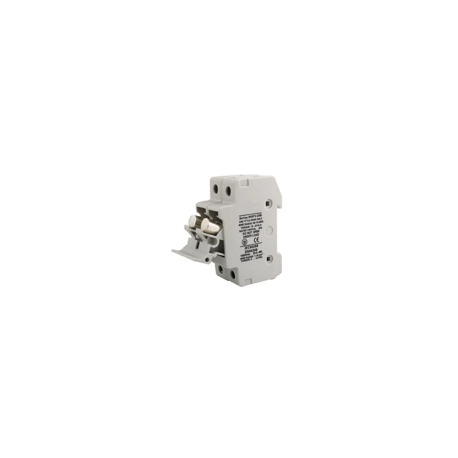 Soclu siguranță fuzibilă BH-20PV Siguranta Fuzibila 10x38mm 16A