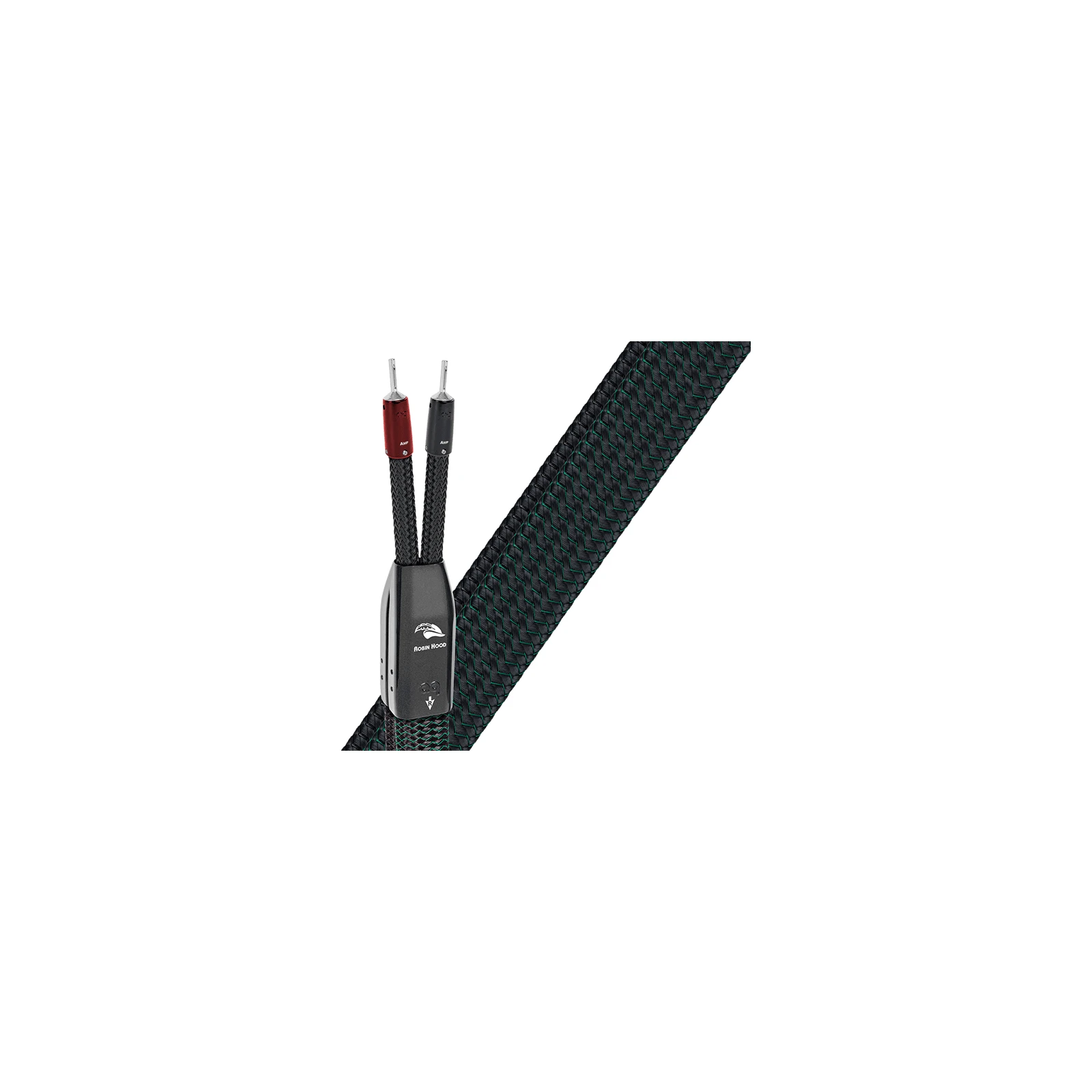 Cablu de boxe High-End Audioquest Robin Hood ZERO BiWire Single (DBS Carbon) 2m
