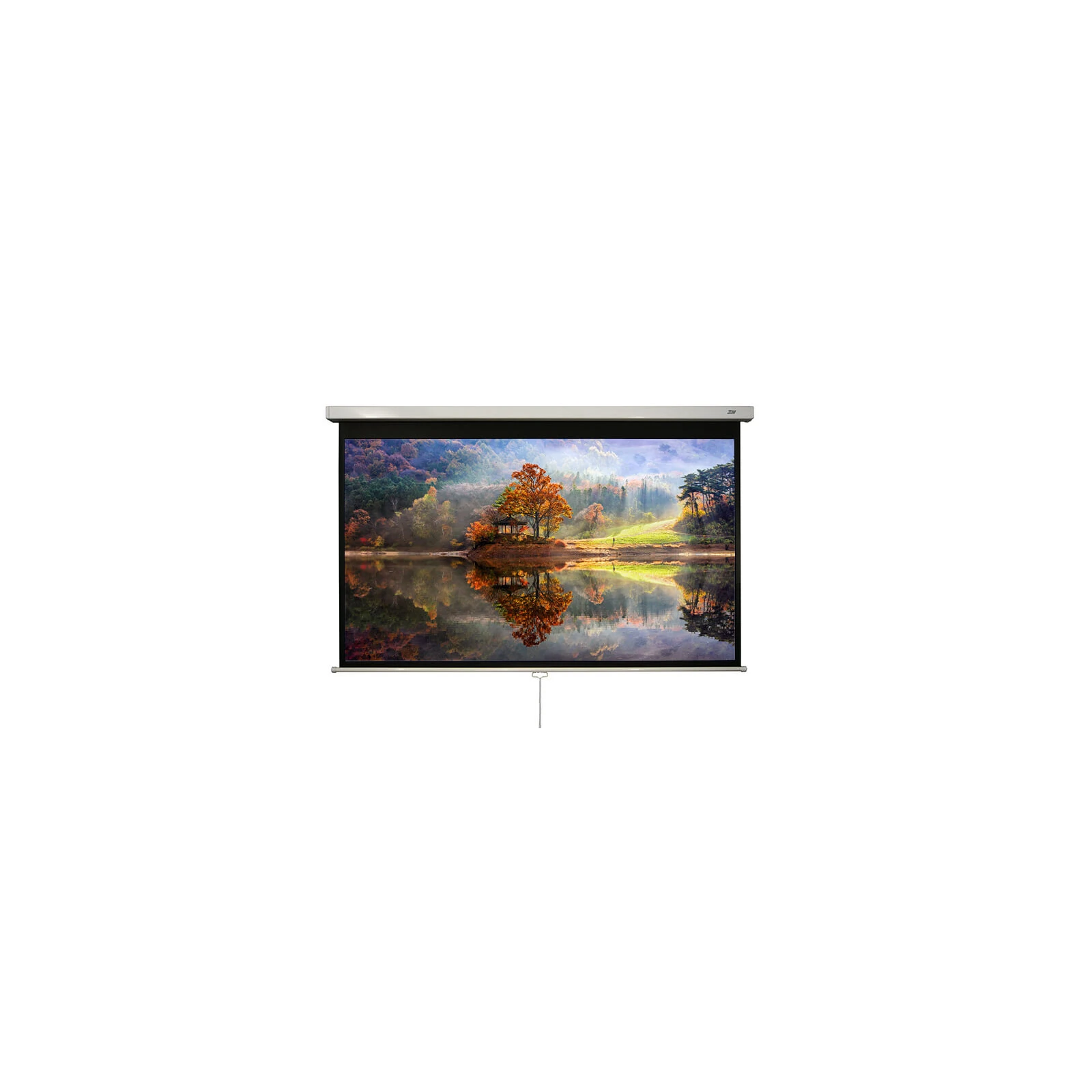 Ecran proiectie manual, perete/tavan, 240 x 135 cm, Blackmount, Format 16:9